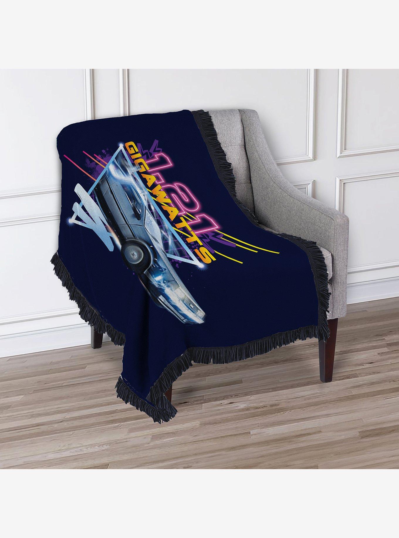 Back To The Future 1.21 Gigawatts Tapestry Throw Blanket, , alternate