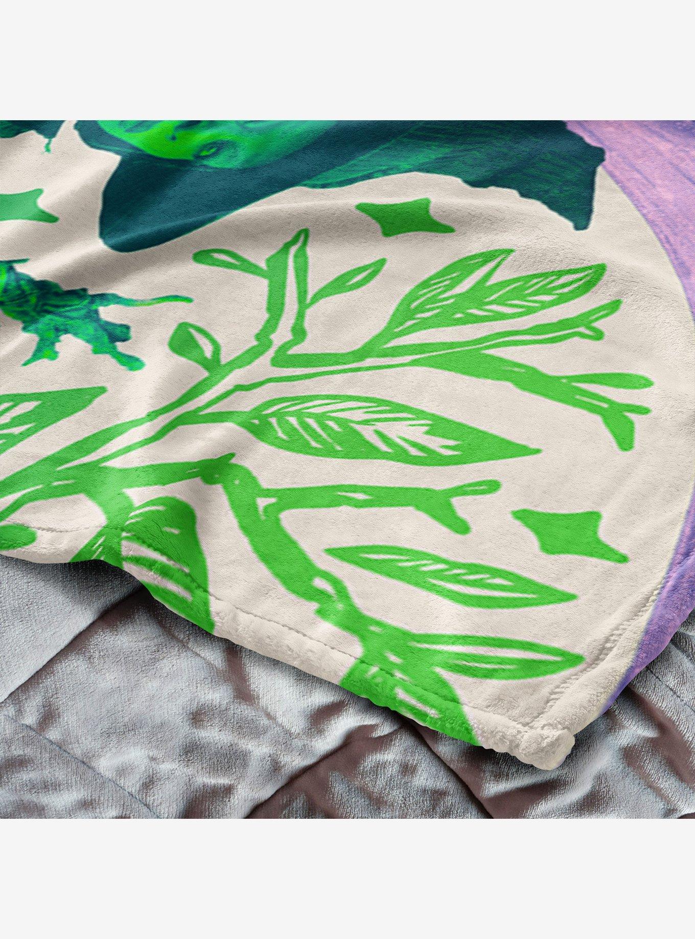 Wicked: For Good Pink and Green 50x60" Silk Touch Throw Blanket, , alternate