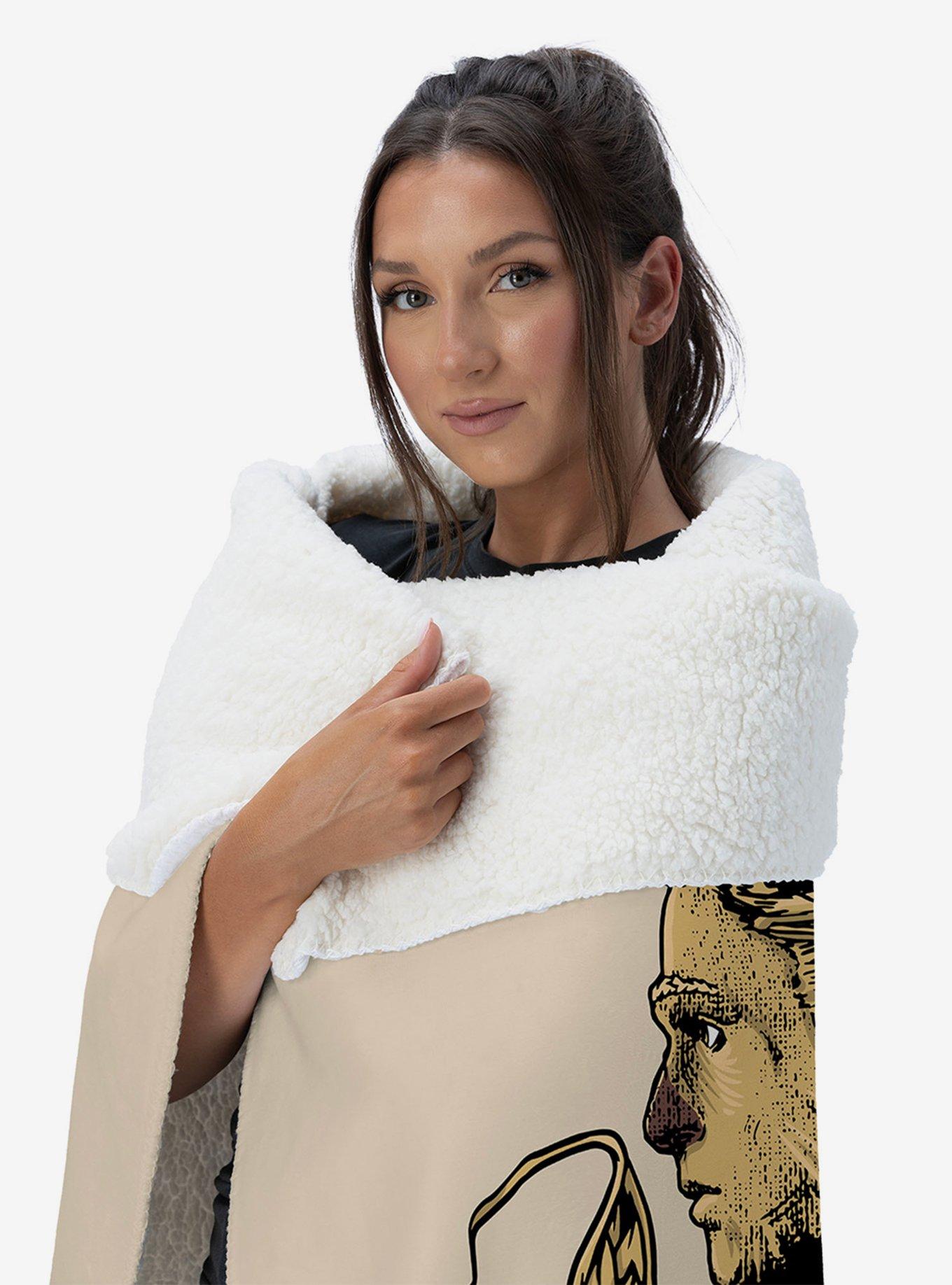 Wicked: For Good Made of Straw Silk Touch Sherpa Throw Blanket, , alternate