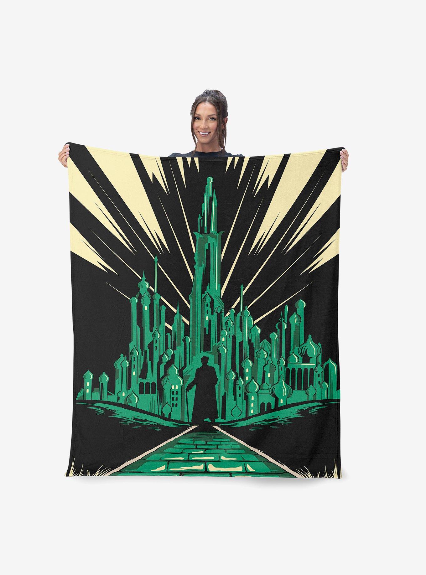 Wicked: For Good All Roads Silk Touch Sherpa Throw Blanket, , hi-res