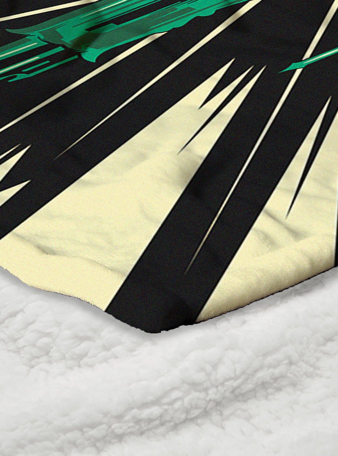 Wicked: For Good All Roads Silk Touch Sherpa Throw Blanket, , alternate