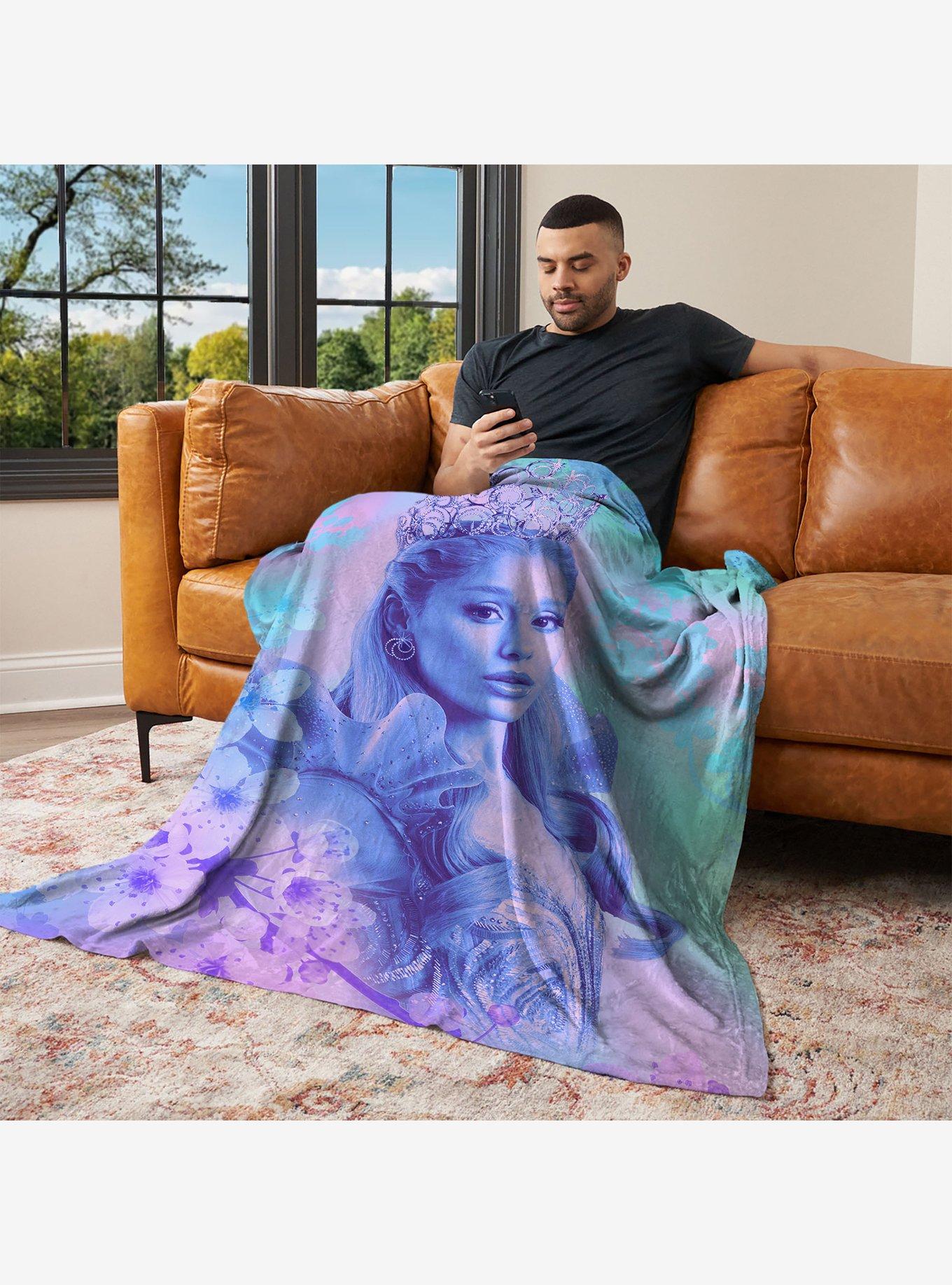 Wicked: For Good Glinda Blossoms 60x80" Silk Touch Throw Blanket, , hi-res
