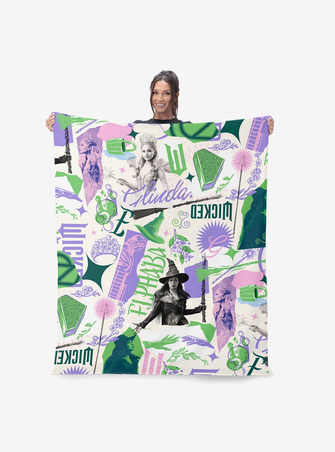 Wicked: For Good 46x60" Silk Touch Throw Blanket, , hi-res