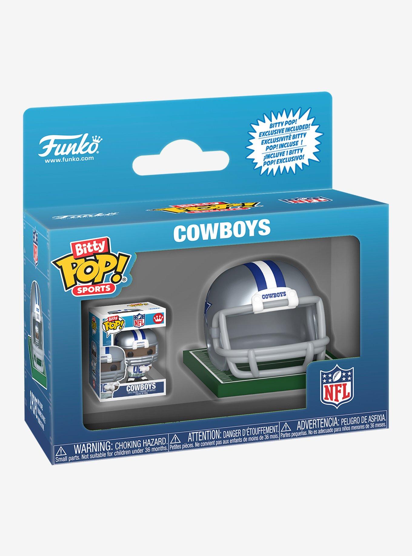 Funko Bitty Pop! Sports NFL Dallas Cowboys Helmet and Player Mini Vinyl Figure, , hi-res