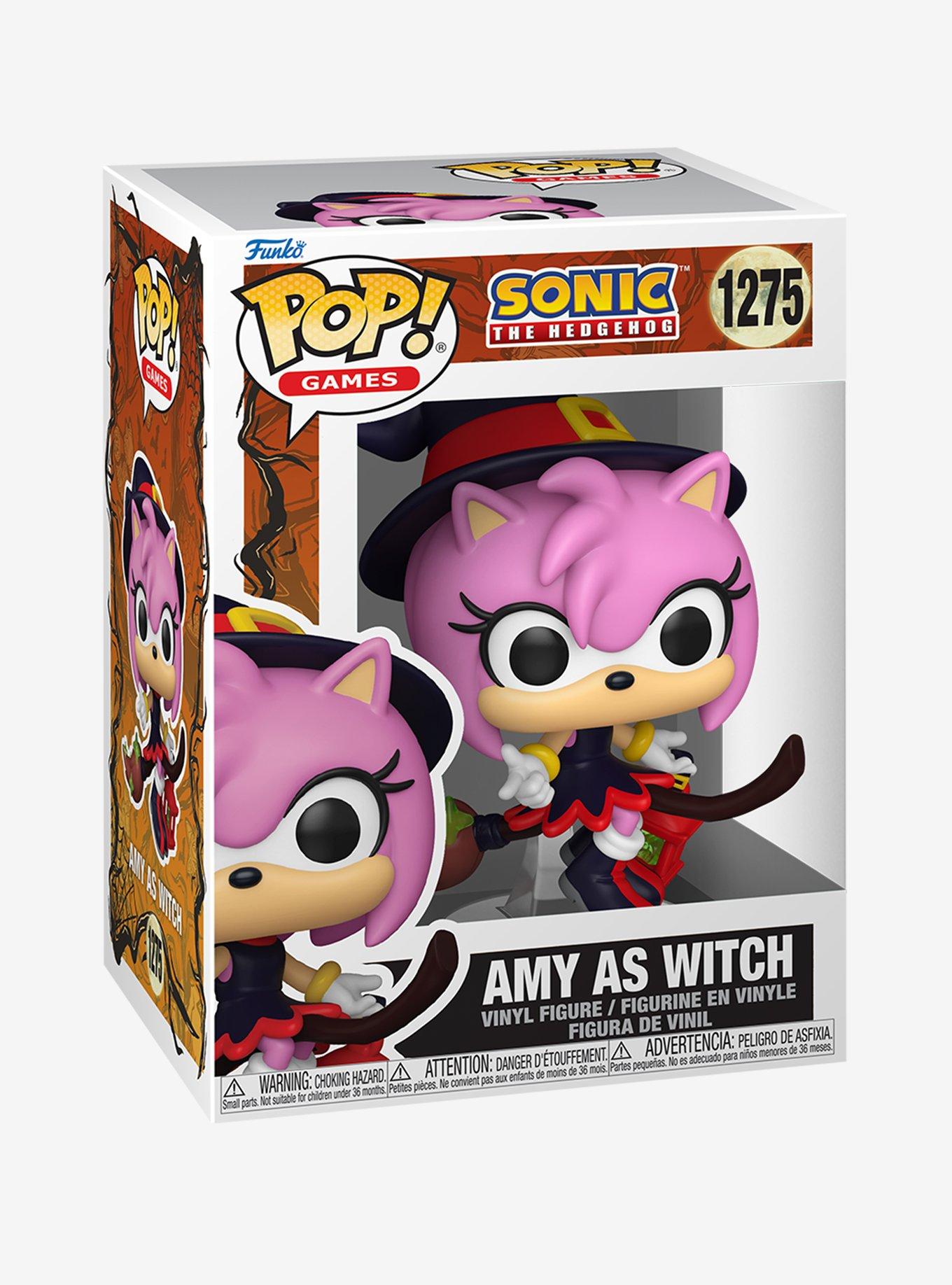 Funko Pop! Games Sonic the Hedgehog Amy as Witch Vinyl Figure, , hi-res