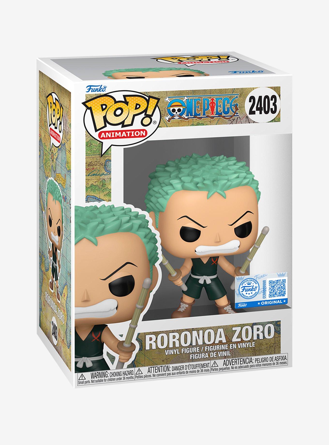 Funko Pop! Animation One Piece Roronoa Zoro Vinyl Figure - BoxLunch Exclusive, , hi-res