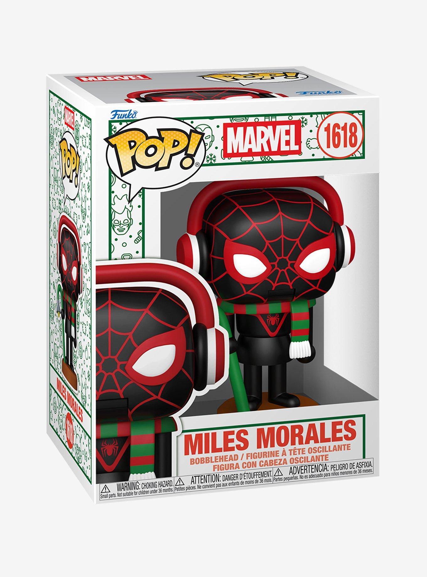 Funko Pop! Marvel Miles Morales Holiday Vinyl Figure