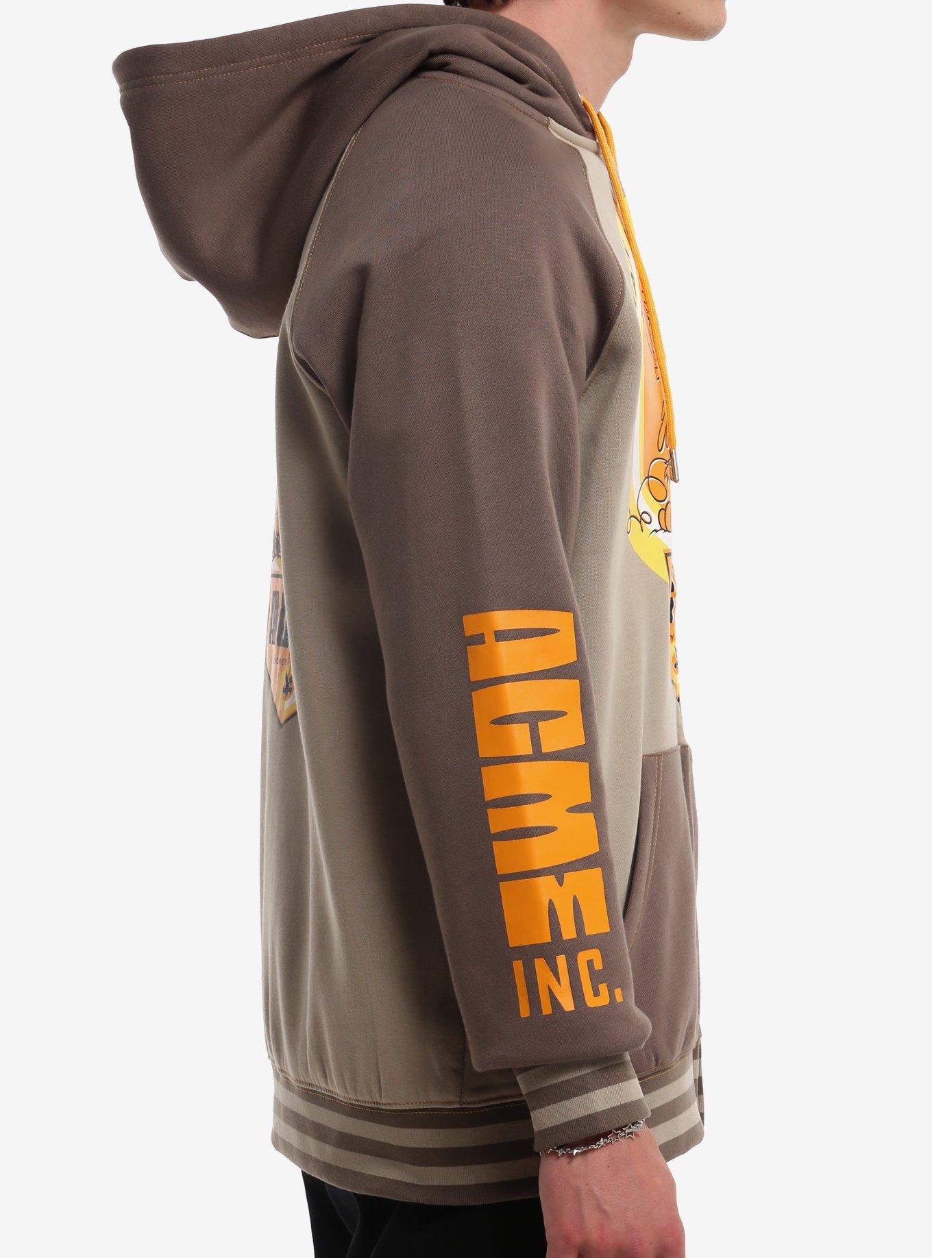 Looney Tunes Wile E. Coyote Color-Block Hoodie, BROWN, alternate - view 4