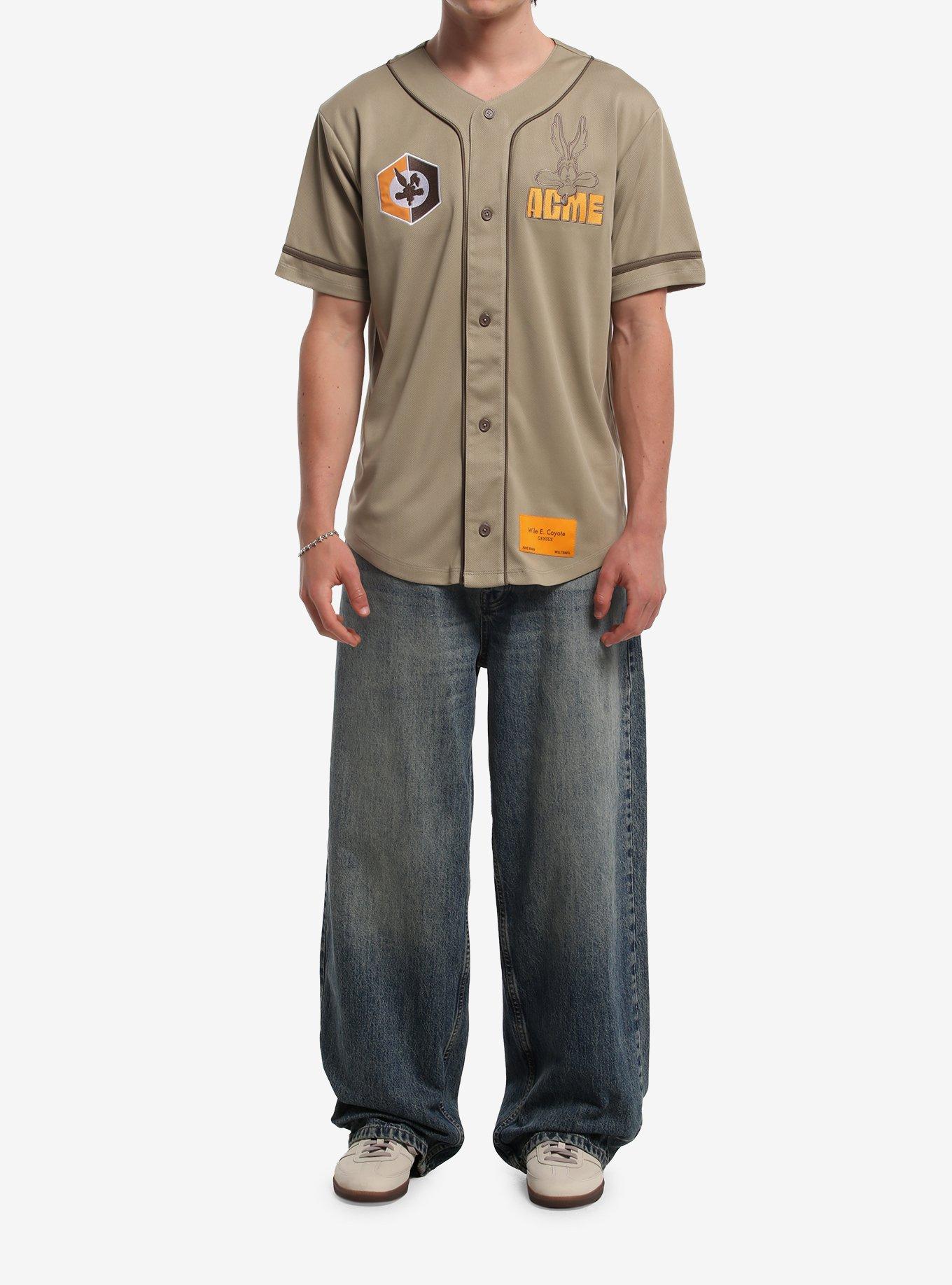 Looney Tunes Wile E. Coyote Baseball Jersey, BROWN, alternate - view 3