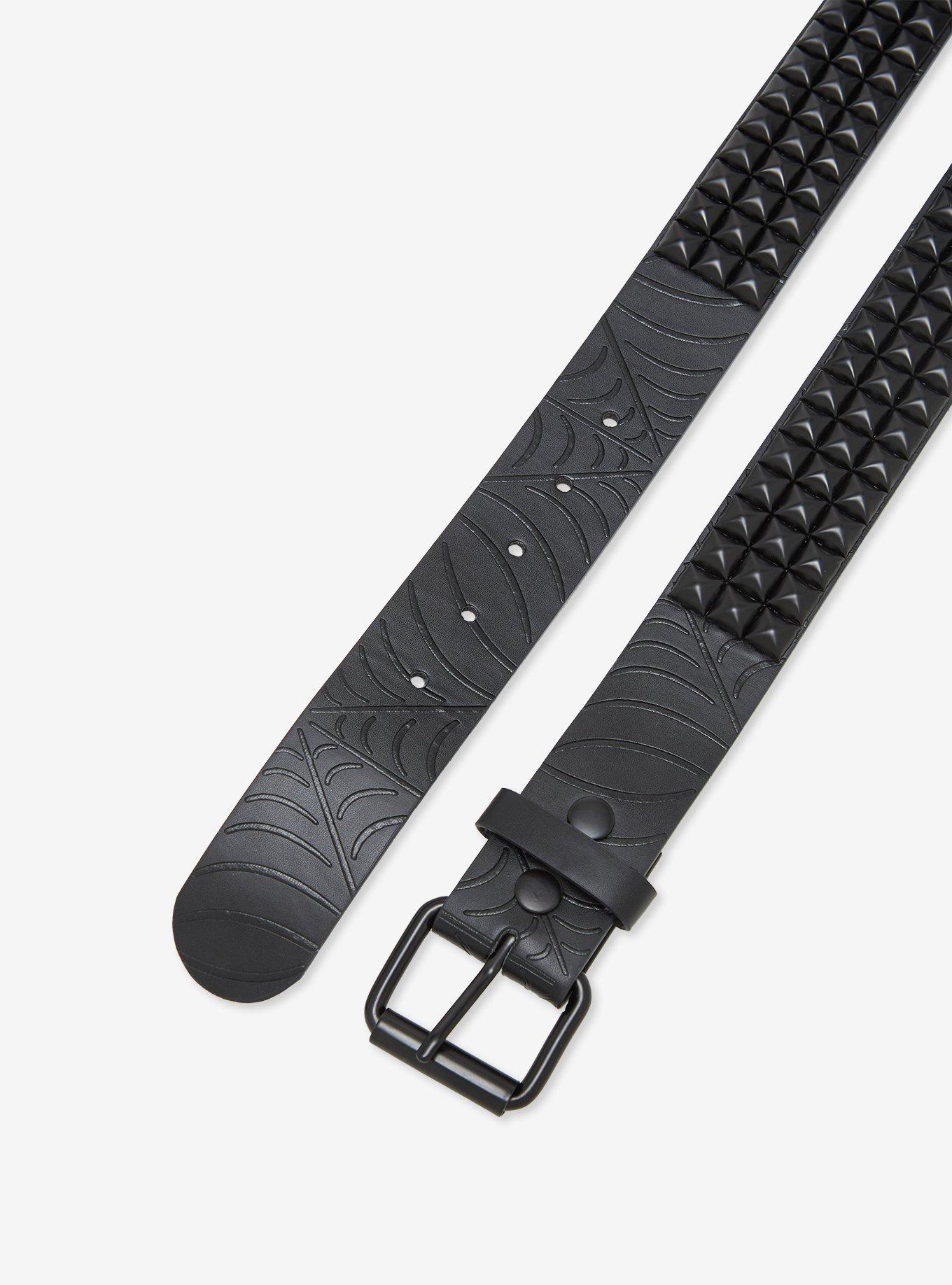 Spiderweb Pyramid Stud Belt, , hi-res