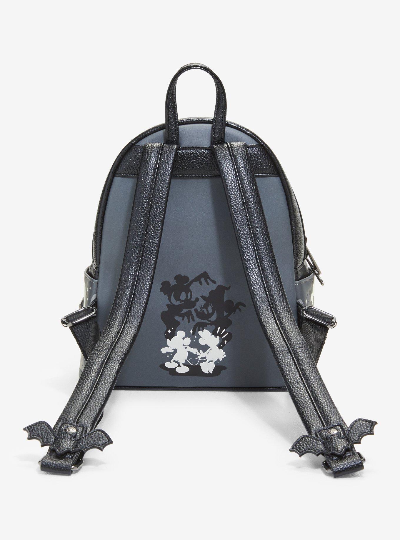 Loungefly Disney Halloween Ghosts Glow-In-The-Dark Light-Up Mini Backpack, , alternate - view 5