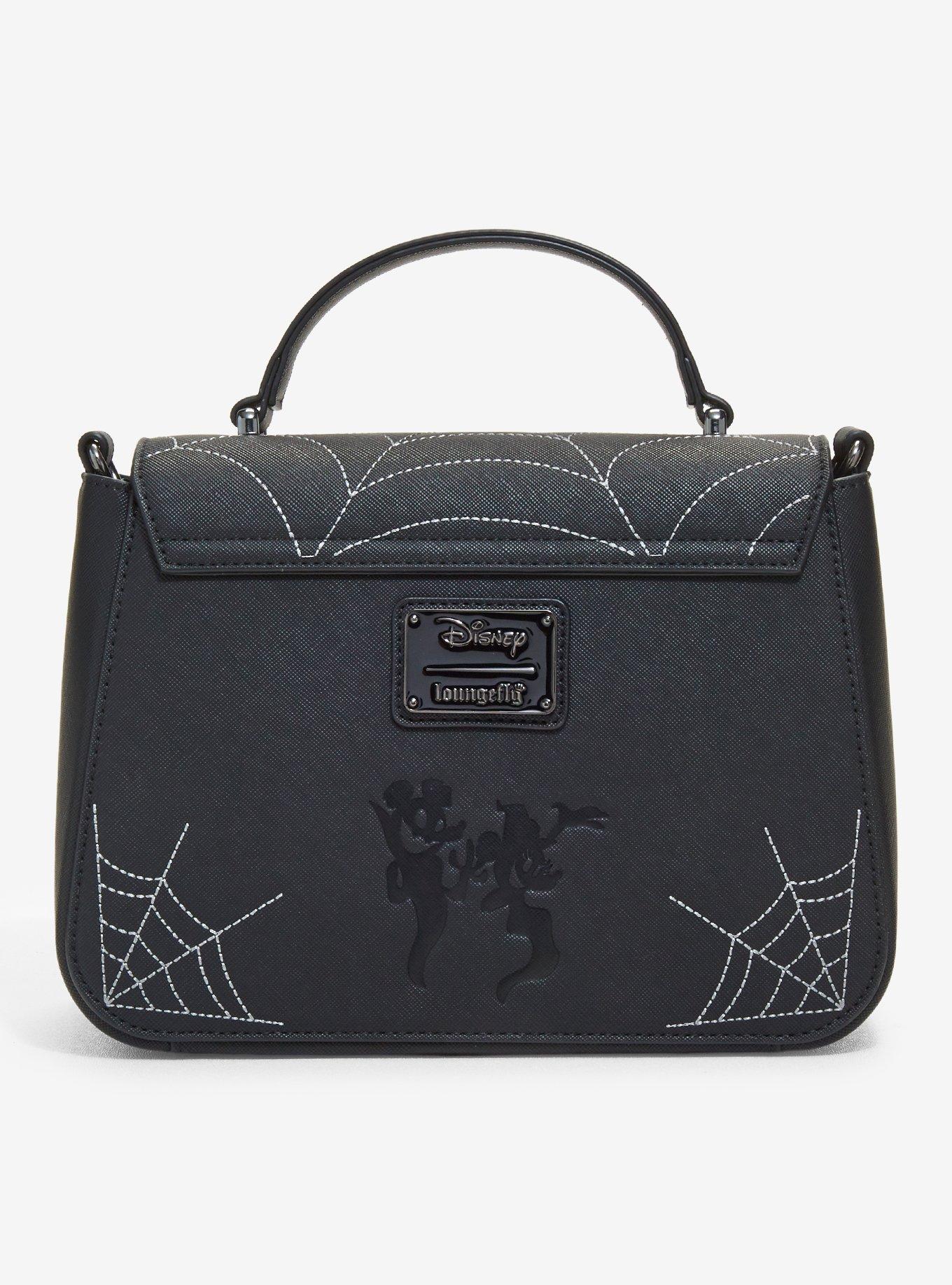 Loungefly Disney Halloween Bats & Spiderwebs Crossbody Bag, , alternate - view 4