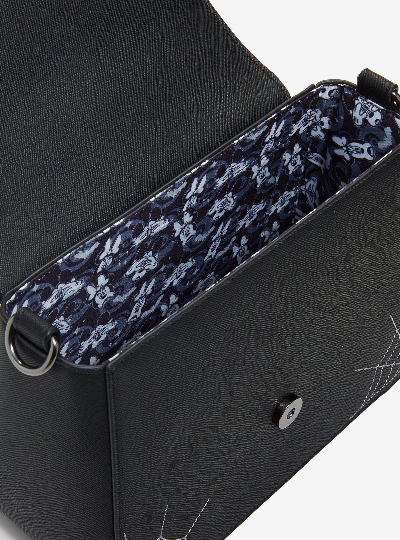 Loungefly Disney Halloween Bats & Spiderwebs Crossbody Bag, , alternate - view 5