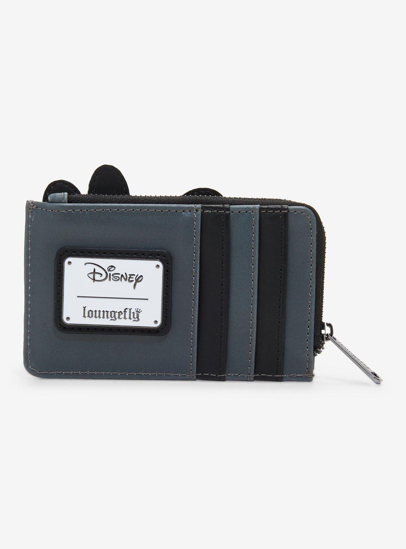 Loungefly Disney Mickey Mouse & Minnie Mouse Scared Glow-In-The-Dark Cardholder, , alternate - view 4