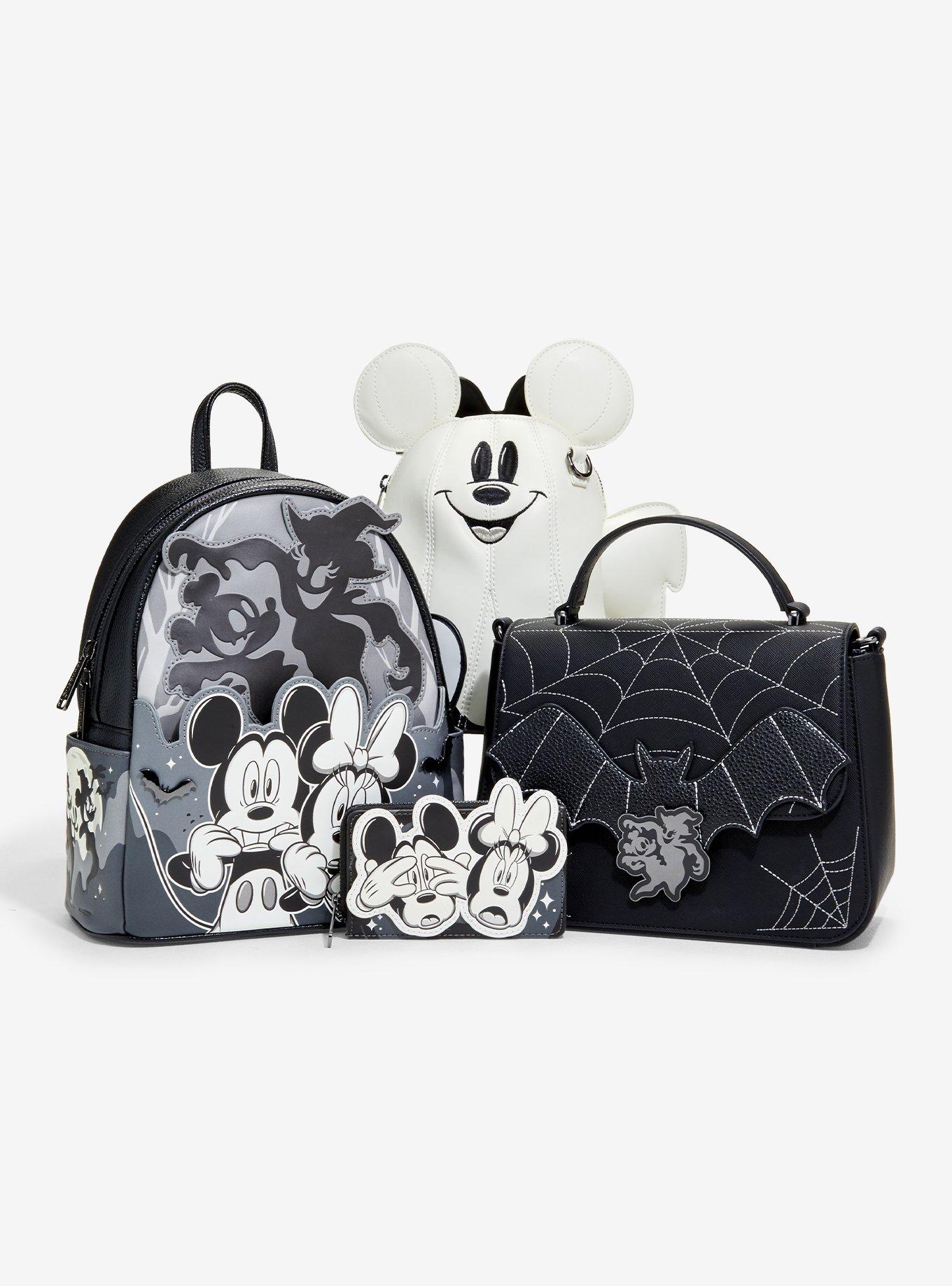 Loungefly Disney Mickey Mouse & Minnie Mouse Scared Glow-In-The-Dark Cardholder, , alternate - view 6