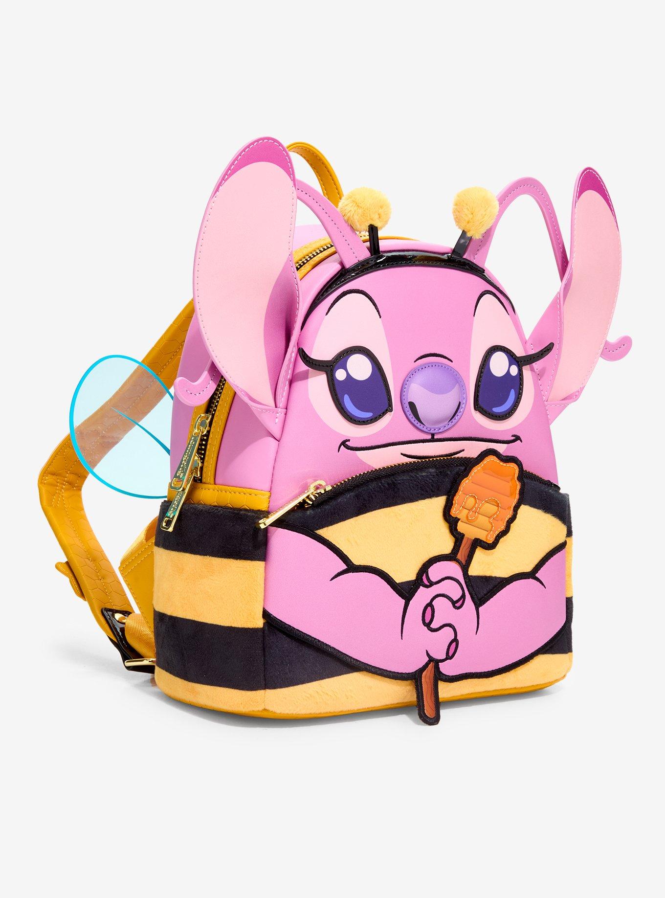 Loungefly Disney Stitch Angel Bumblebee Figural Mini Backpack, , hi-res