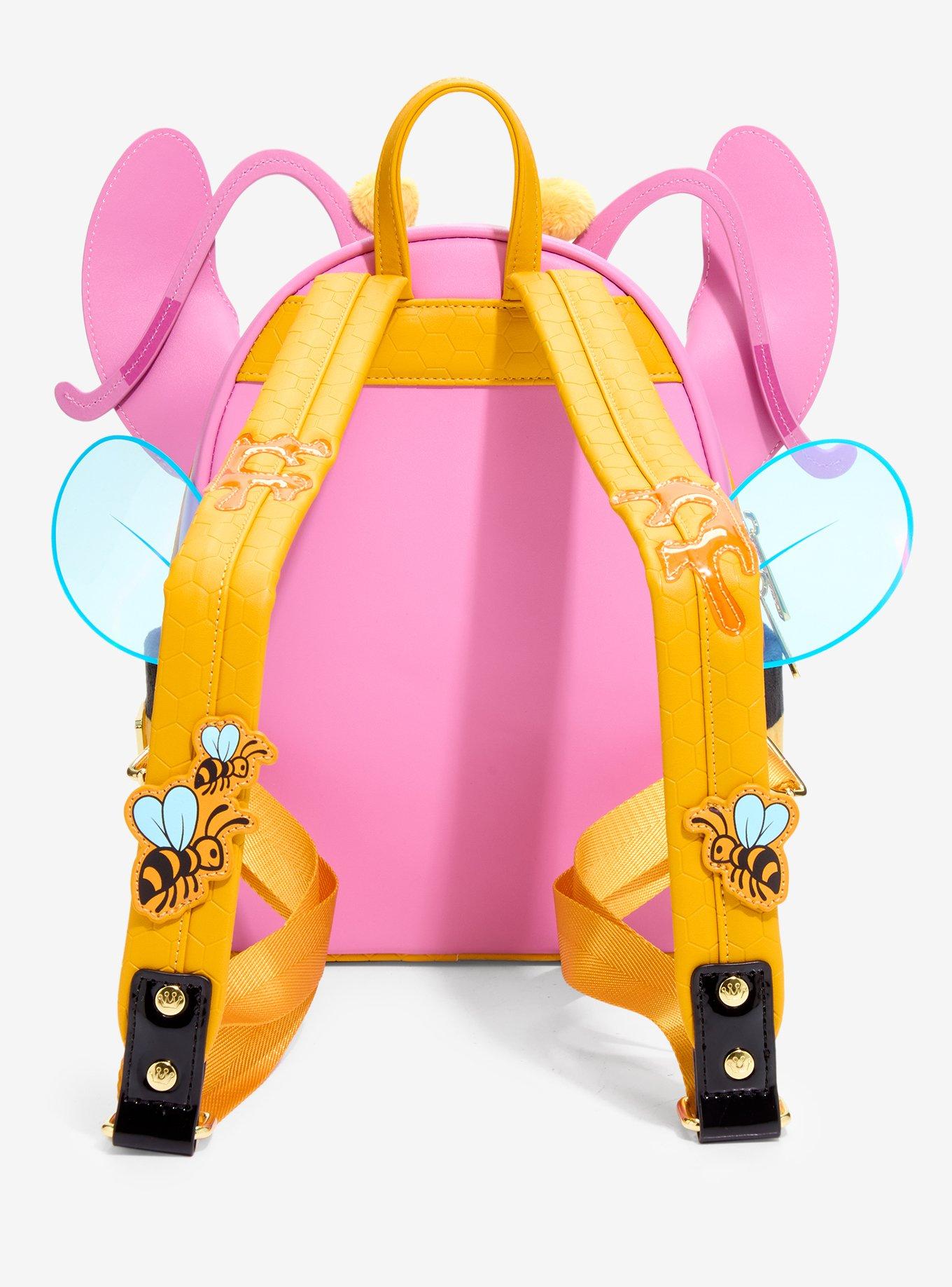 Loungefly Disney Stitch Angel Bumblebee Figural Mini Backpack, , alternate - view 3