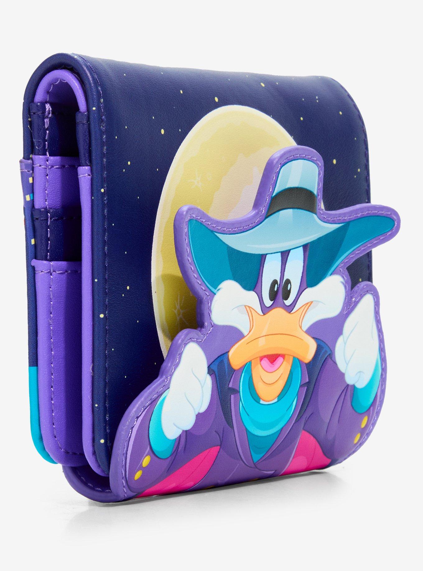Loungefly Disney Darkwing Duck Glow-In-The-Dark Mini Wallet, , alternate - view 3