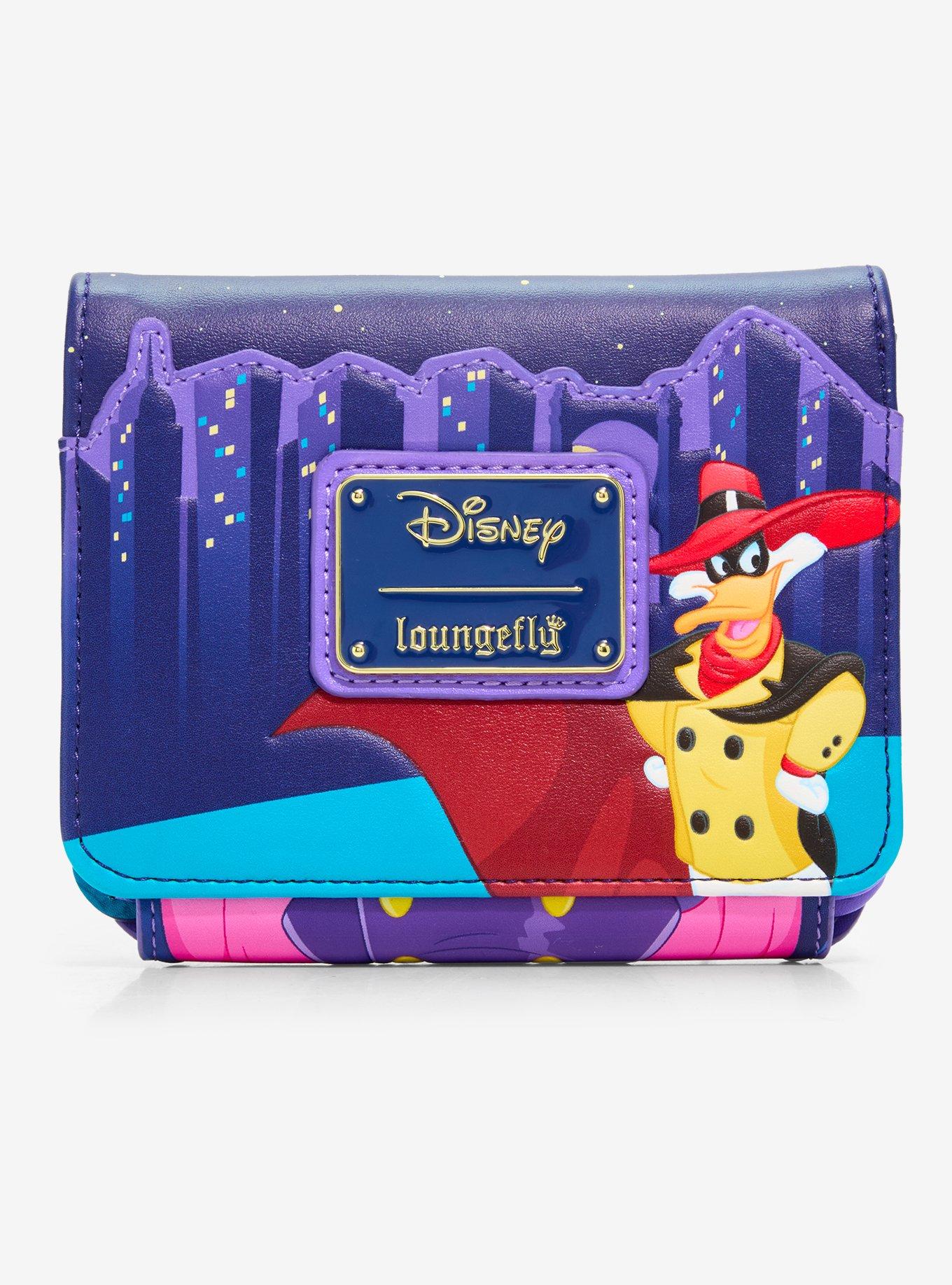 Loungefly Disney Darkwing Duck Glow-In-The-Dark Mini Wallet, , alternate - view 4