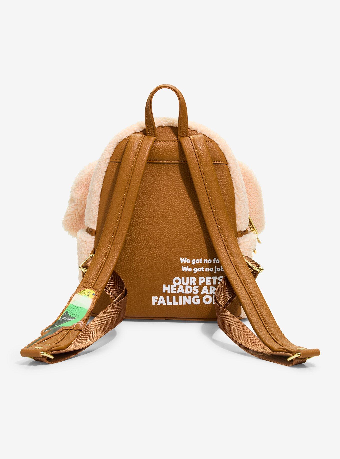 Loungefly Dumb And Dumber Mutt Cuts Figural Mini Backpack, , alternate - view 3