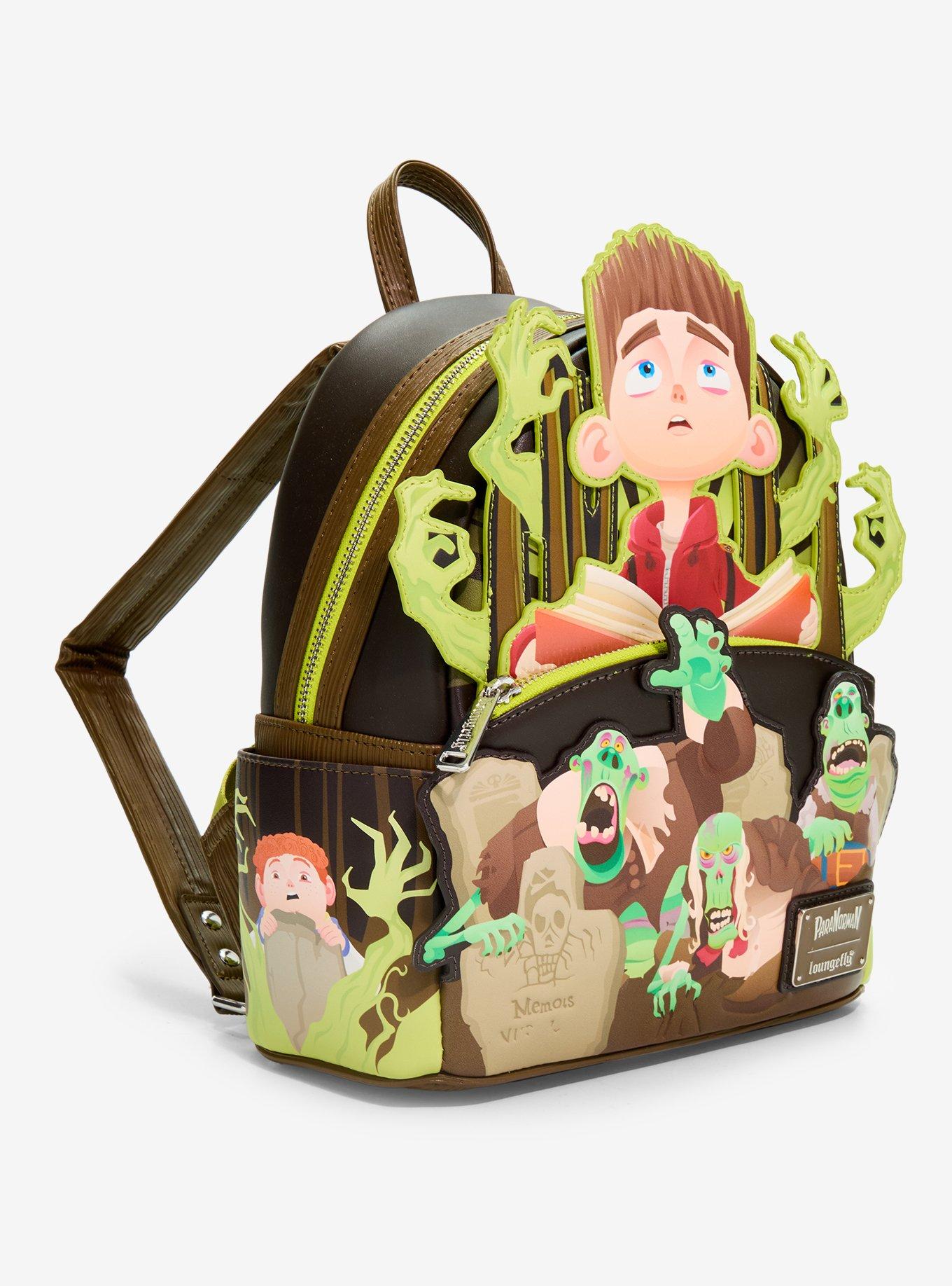 Loungefly ParaNorman Zombies Glow-In-The-Dark Mini Backpack, , alternate - view 3