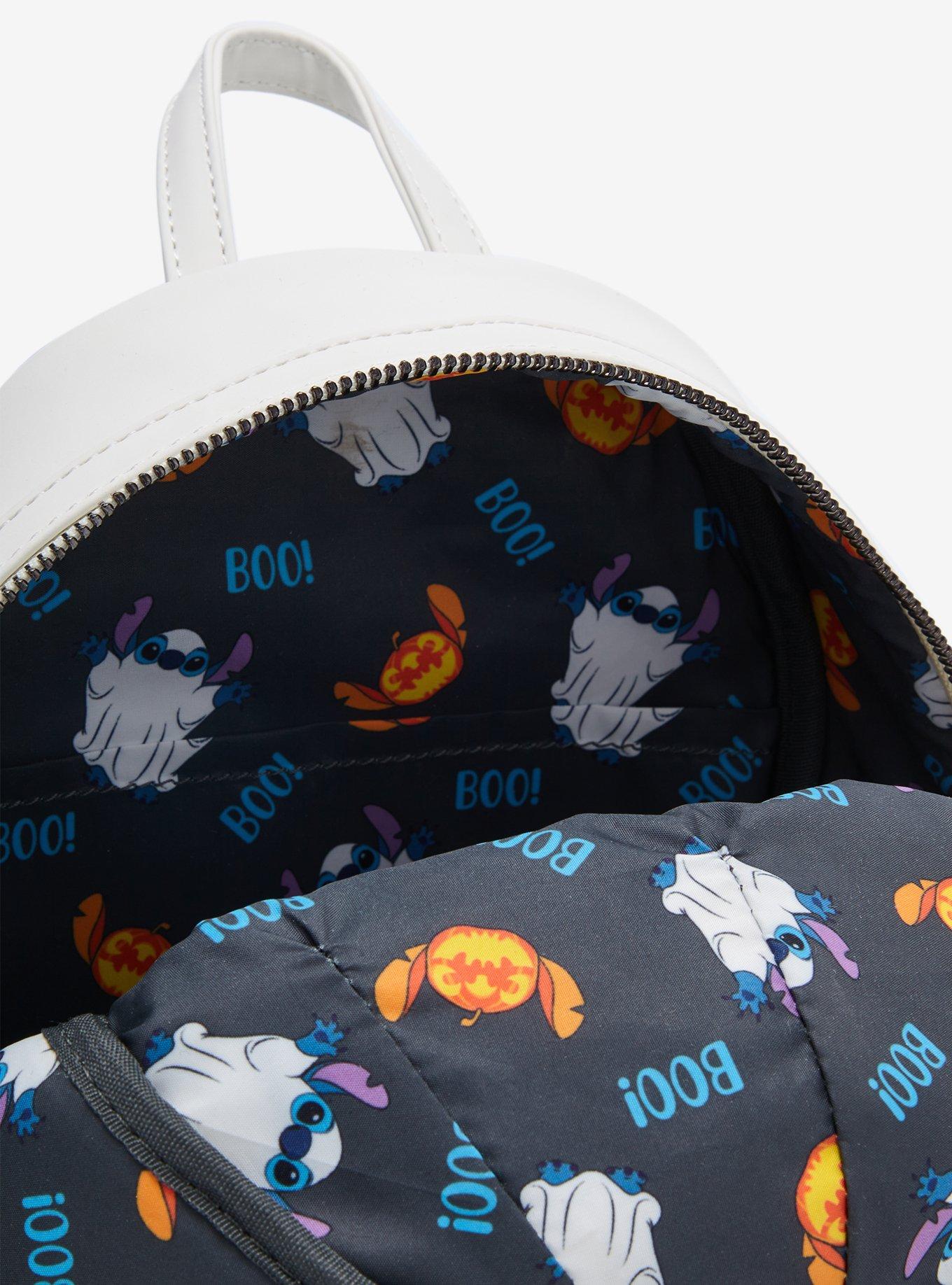 Loungefly Disney Stitch Ghost Glow-In-The-Dark Mini Backpack, , alternate - view 4