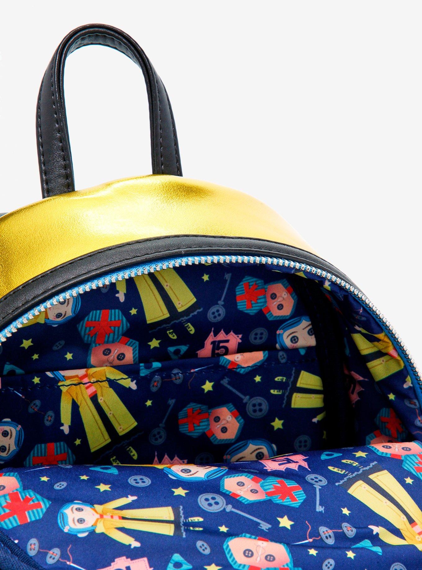Loungefly Coraline Doll Iridescent Mini Backpack, , alternate - view 4