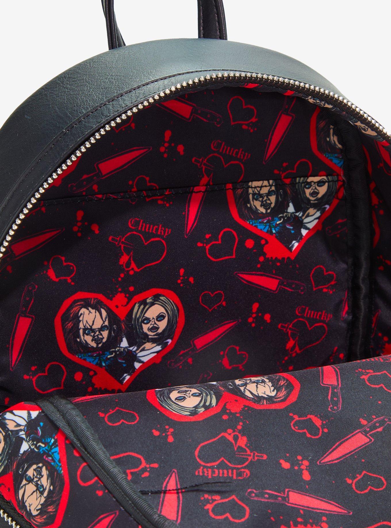Loungefly Chucky Tiff Outfit Mini Backpack, , alternate - view 4