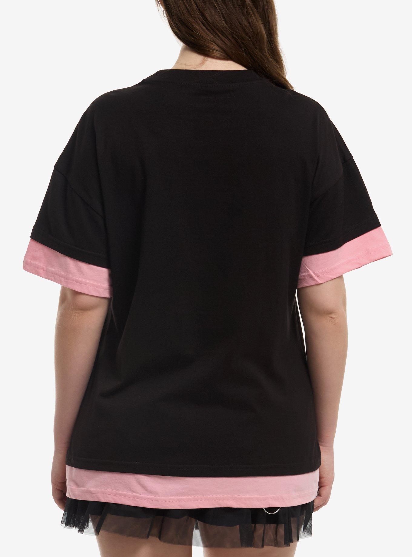 Yu-Gi-Oh! Dark Magician Girl Girls Layered T-Shirt, MULTI, alternate