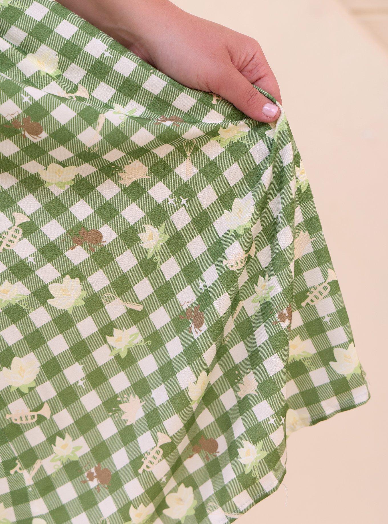 Disney The Princess and the Frog Icons Gingham Plus Size Midi Dress &mdash; BoxLunch Exclusive, , alternate - view 4