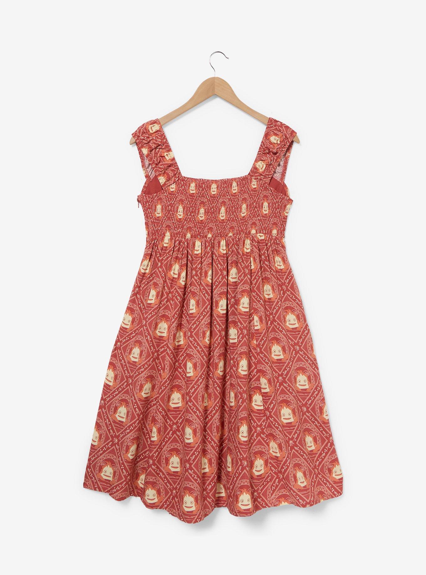 Studio Ghibli&reg; My Neighbor Totoro Calcifer Plus Size Dress &mdash; BoxLunch Exclusive, , hi-res