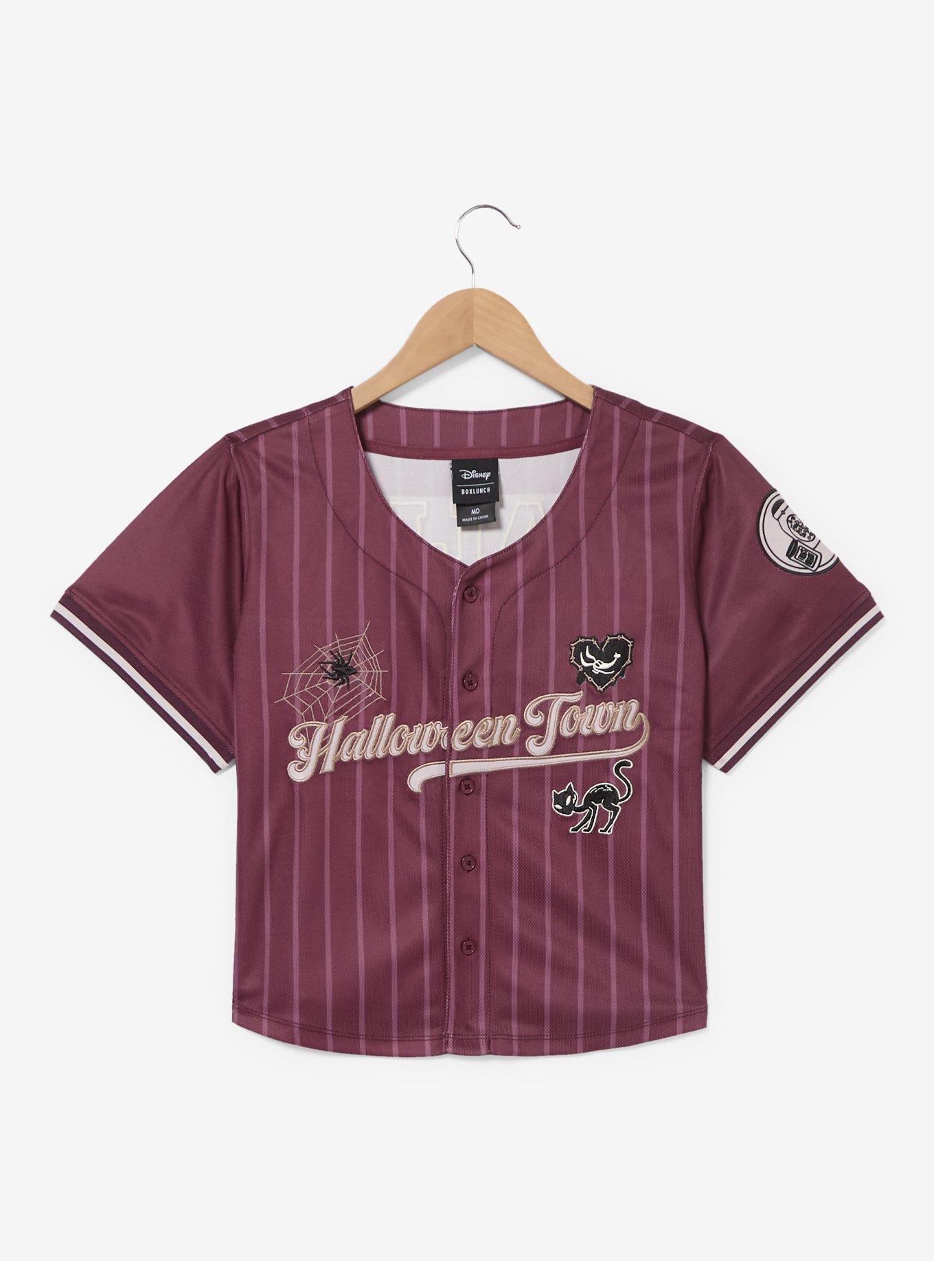 Disney The Nightmare Before Christmas Sally Women's Cropped Baseball Jersey - BoxLunch Exclusive