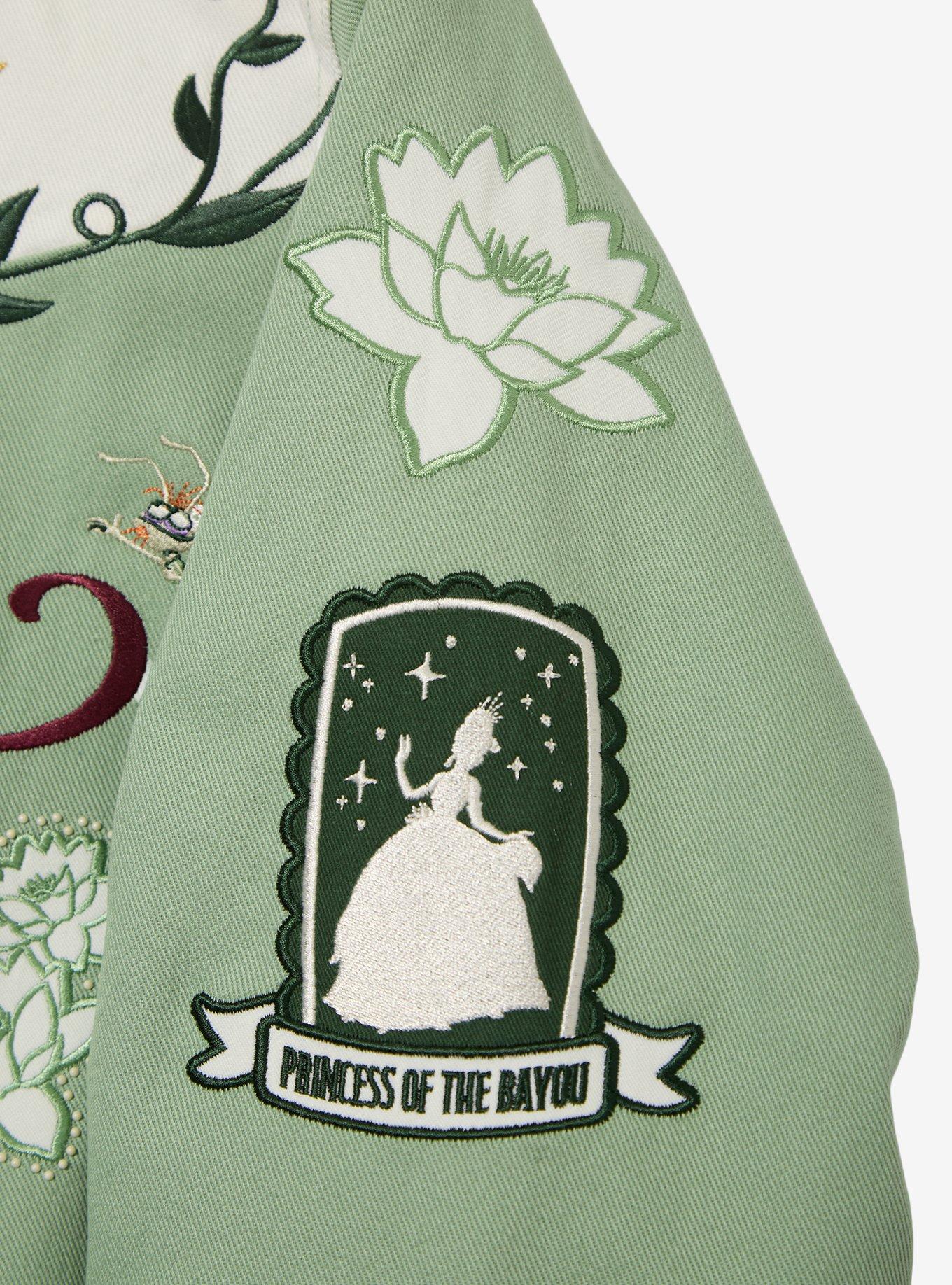 Disney The Princess and the Frog Tiana Cropped Women's Moto Jacket - BoxLunch Exclusive, CREAM, alternate