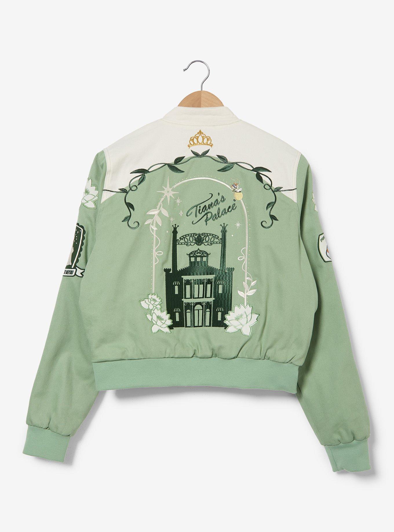 Disney The Princess and the Frog Tiana Women's Plus Size Cropped Moto Jacket - BoxLunch Exclusive, , hi-res