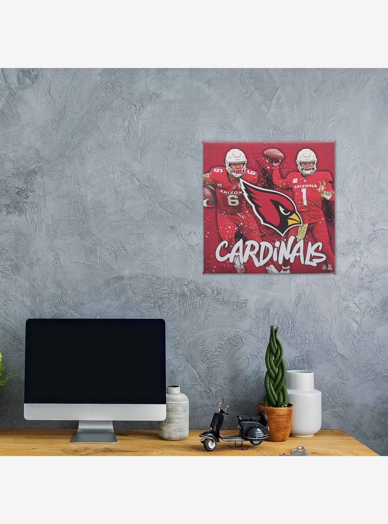 NFL Arizona Cardinals Kyler Murray & James Conner Painterly Splash Canvas Wall Decor, , hi-res