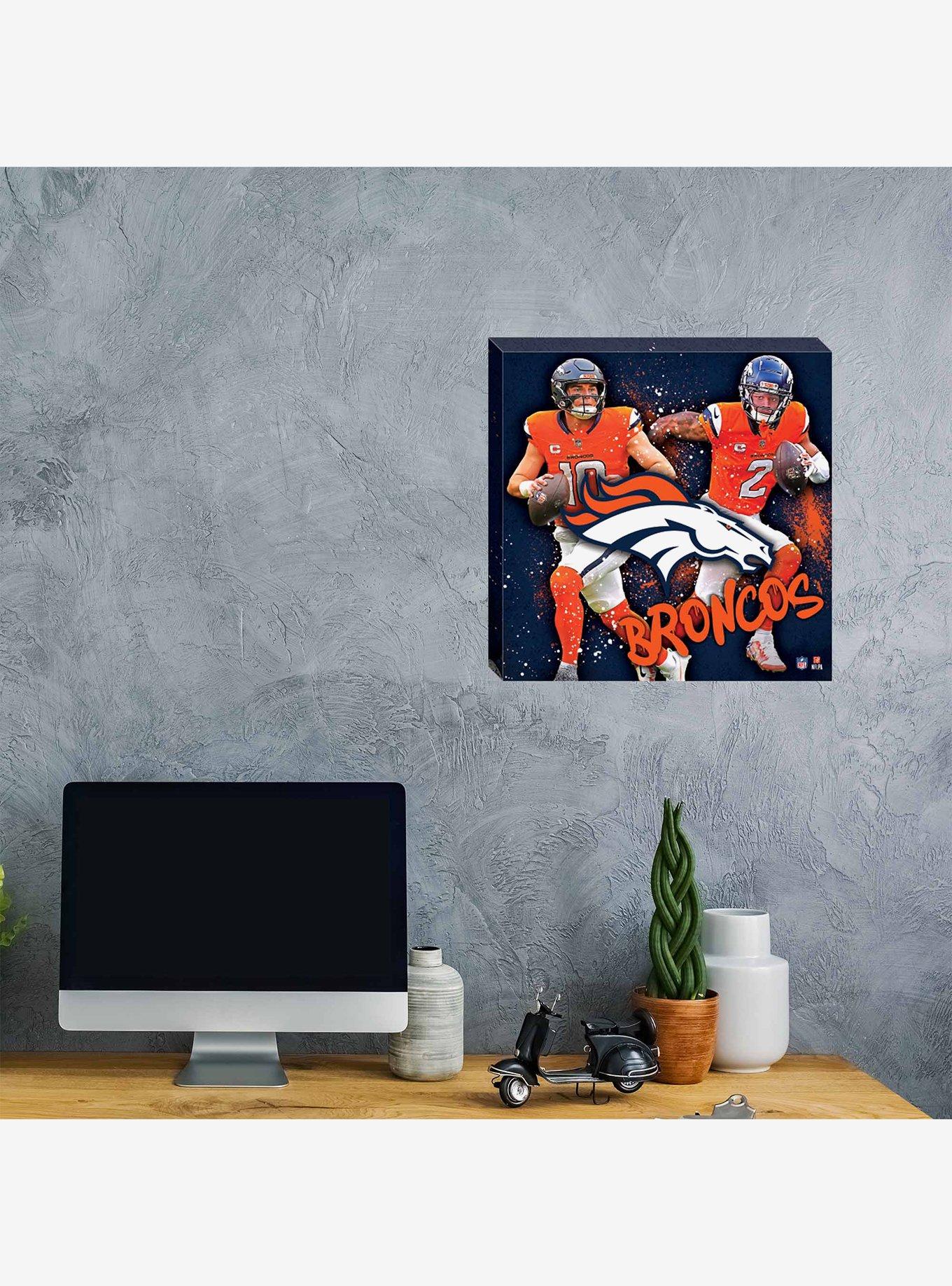 NFL Denver Broncos Canvas Wall Art, , hi-res