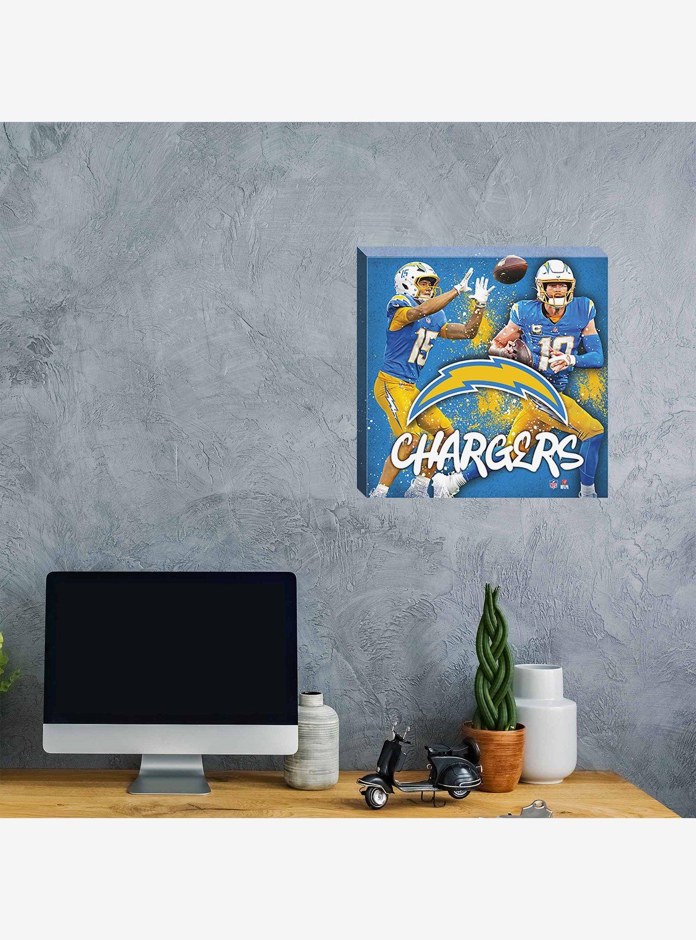 NFL Los Angeles Chargers Canvas Wall Art, , hi-res