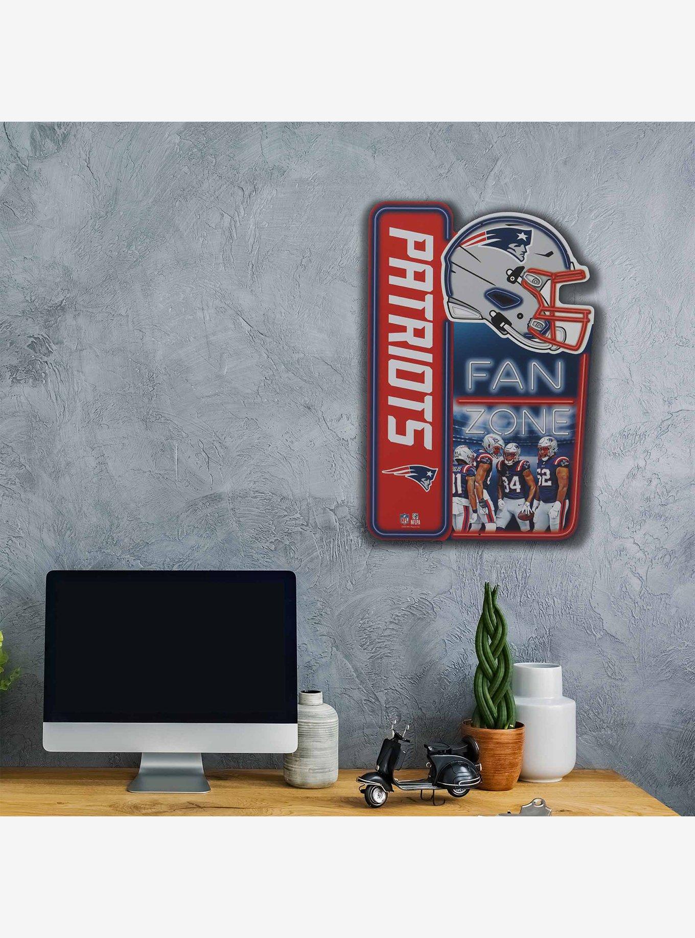 NFL New England Patriots Fan Zone Metal Sign, , hi-res