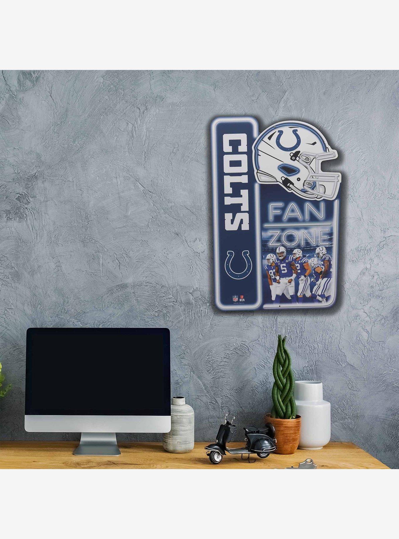 NFL Indianapolis Colts Fan Zone Metal Sign