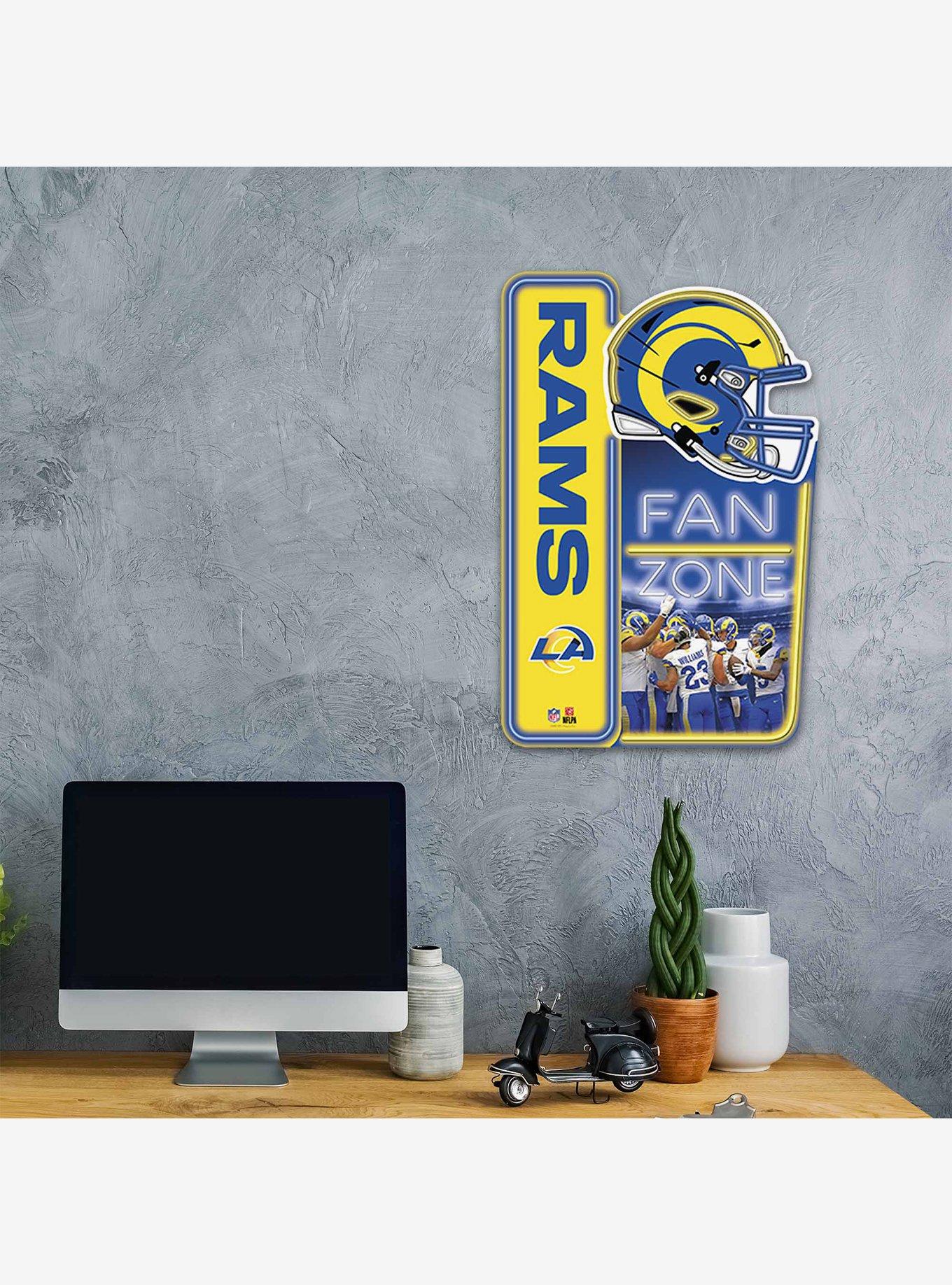 NFL Los Angeles Rams X-Metal Fan Zone Sign, , hi-res