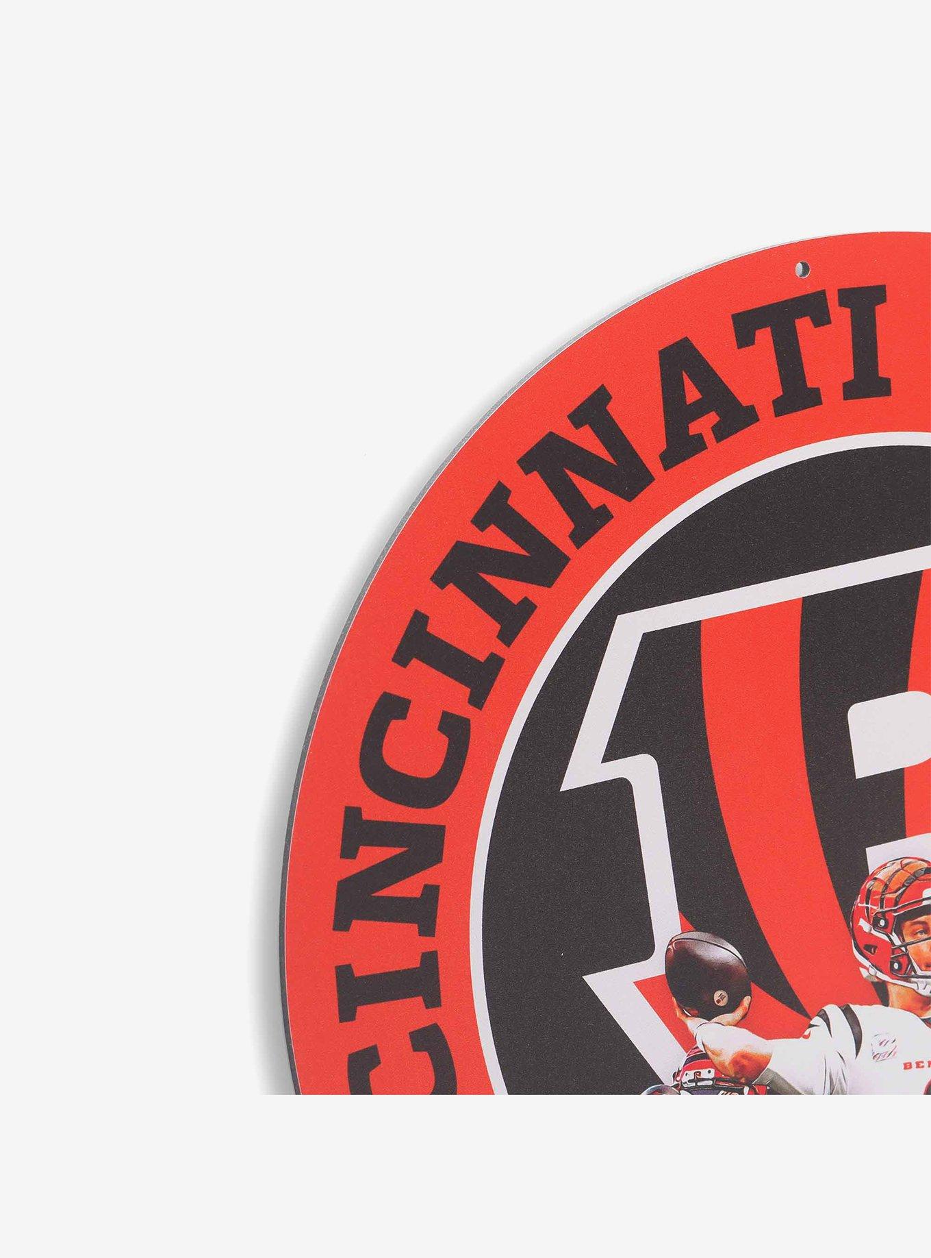 NFL Cincinnati Bengals Gameday Round Metal Sign, , hi-res