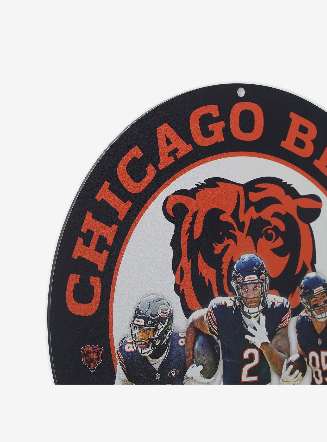NFL Chicago Bears Gameday Round Metal Sign, , hi-res
