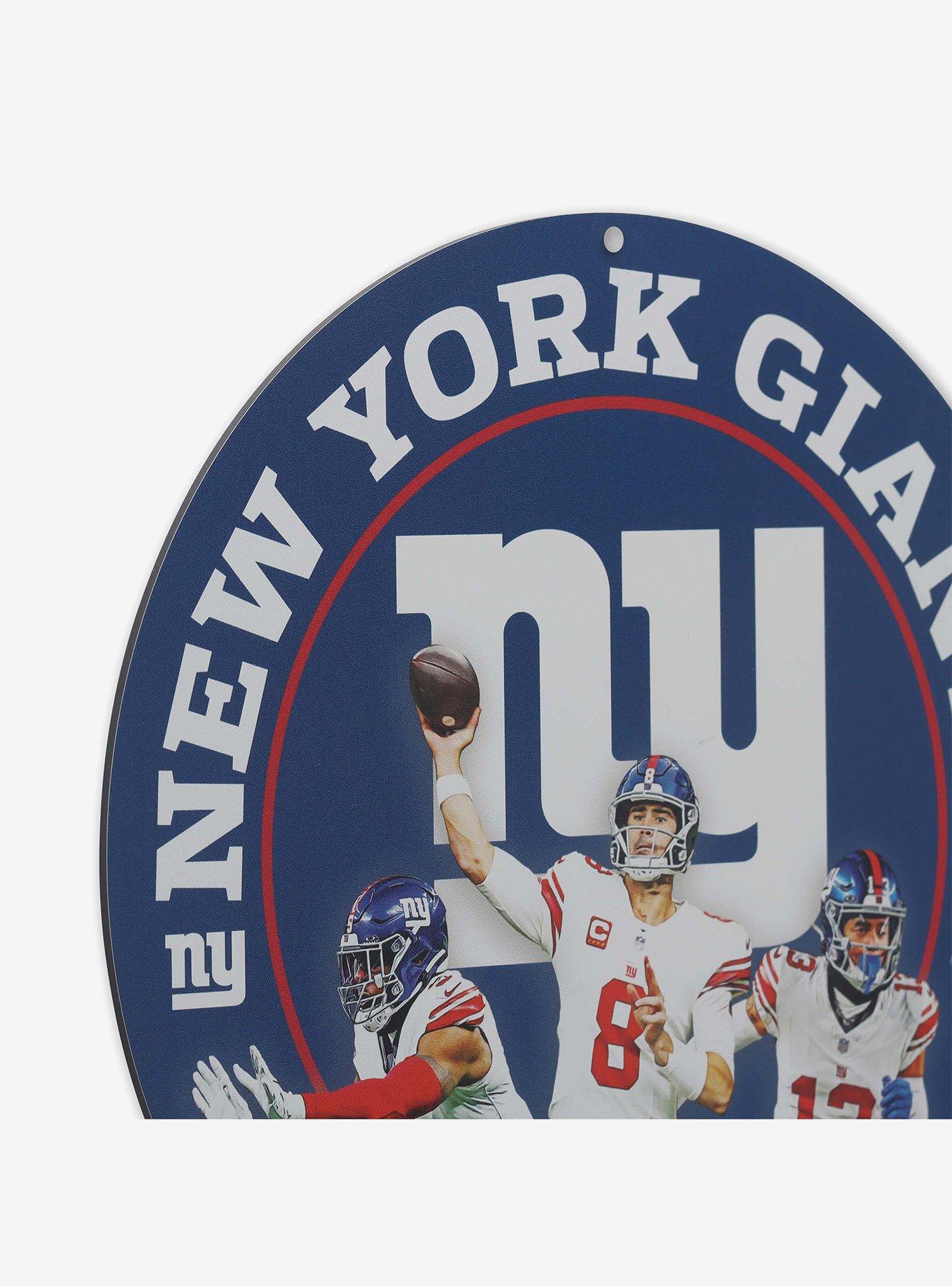 NFL New York Giants Gameday Round Metal Sign, , hi-res
