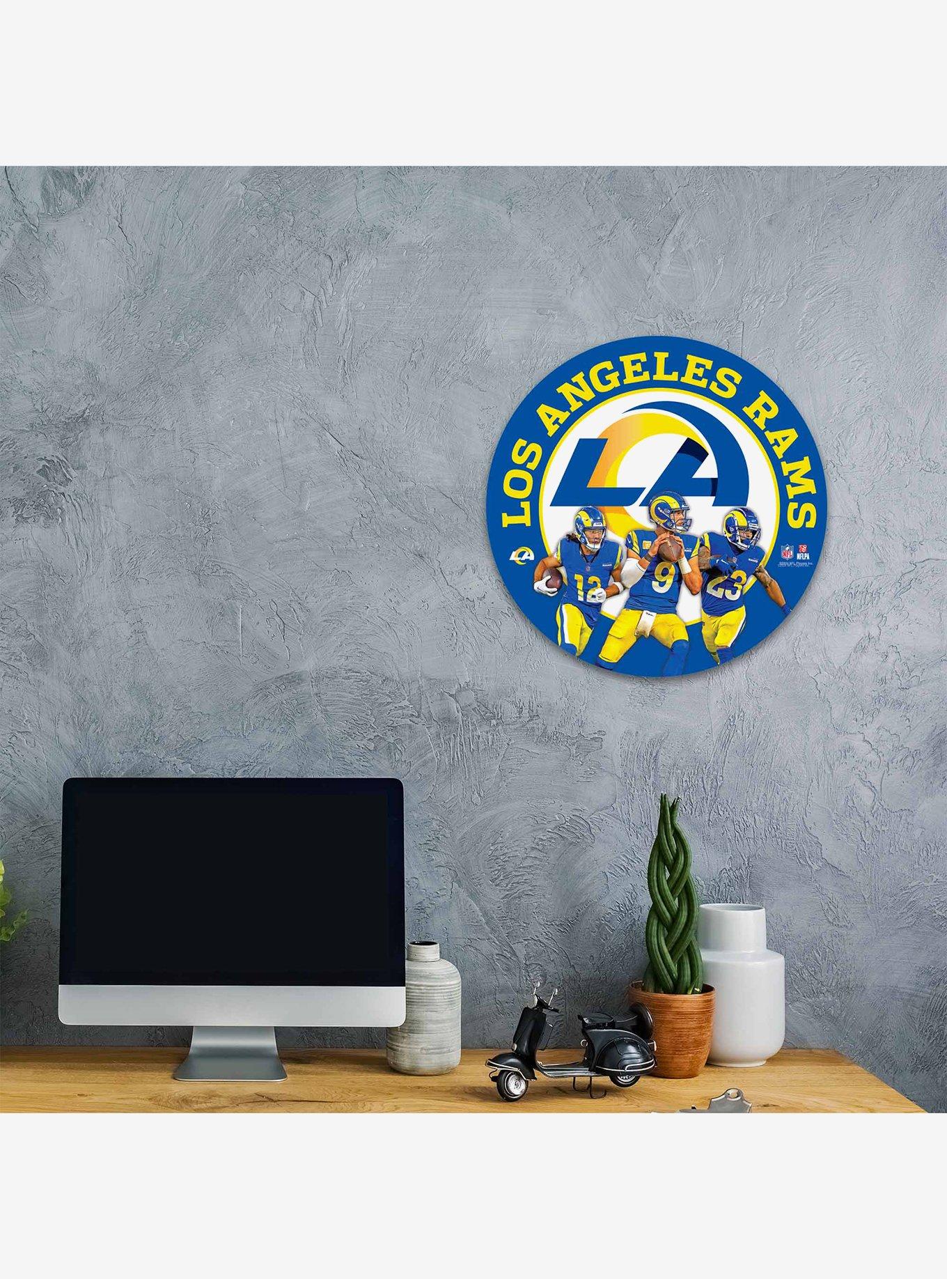 NFL Los Angeles Rams Round Wall Sign, , hi-res