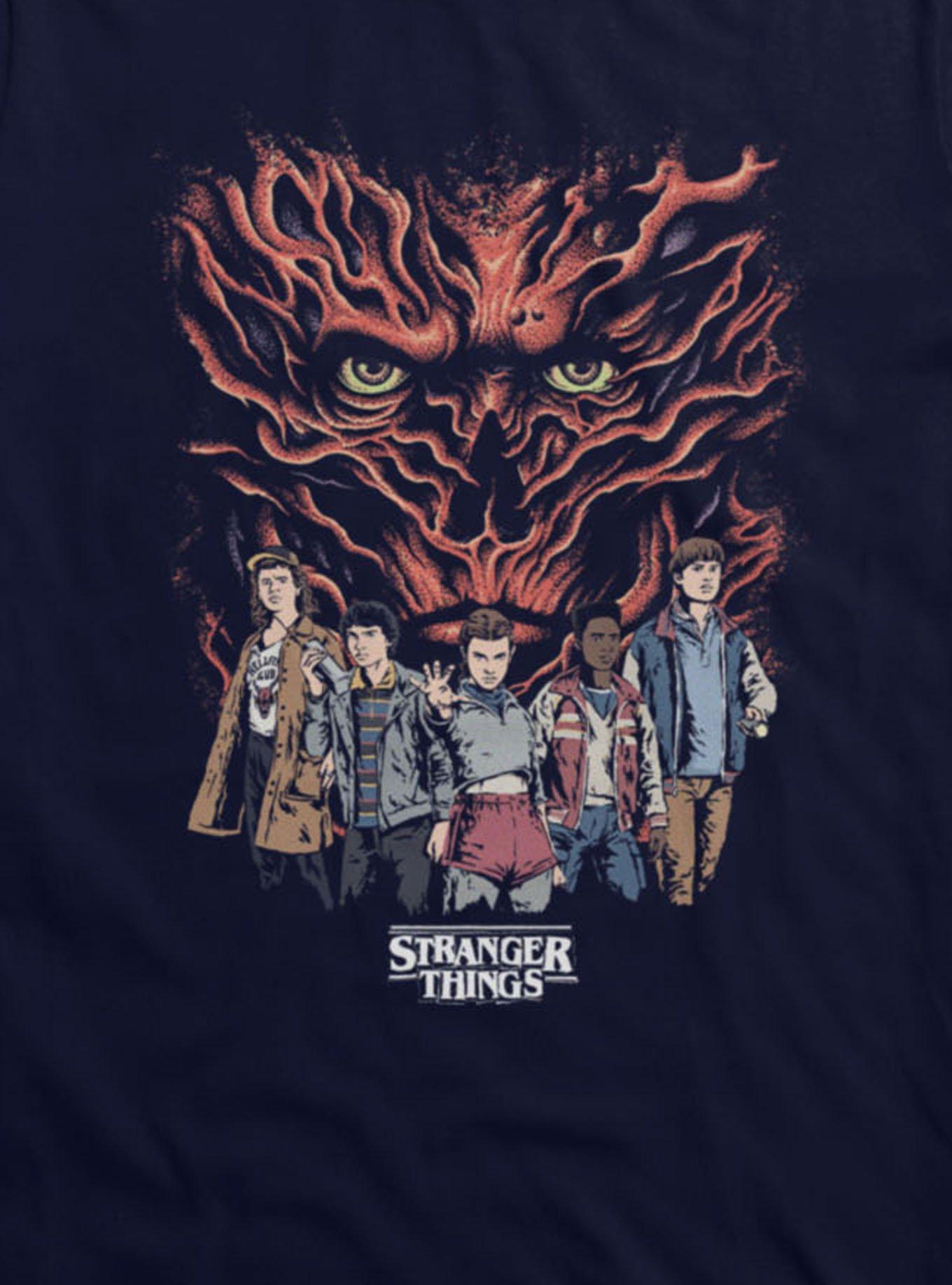 Stranger Things Vecna Watches The Group Girls T-Shirt, , hi-res