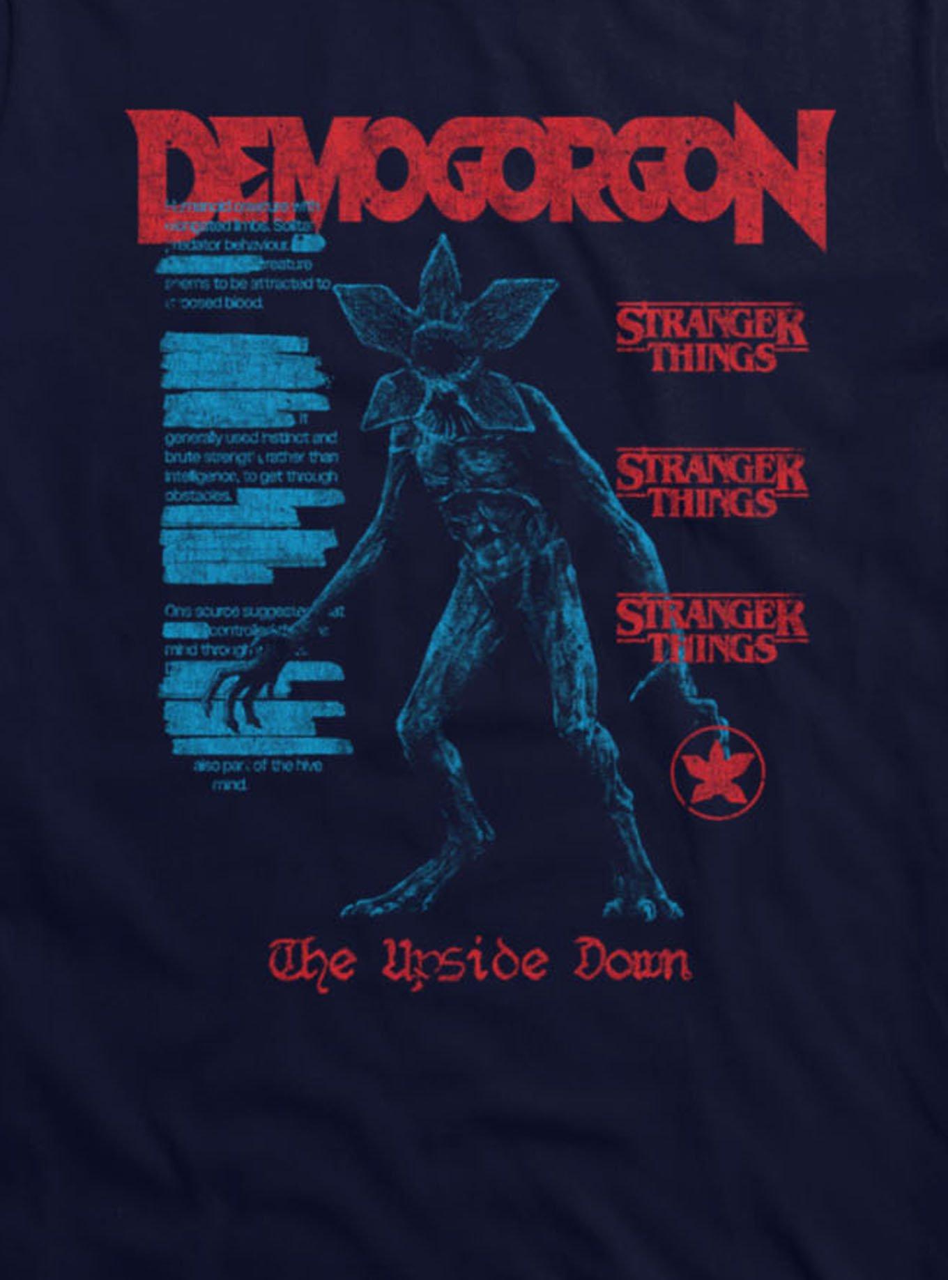 Stranger Things Demogorgon Classified Girls T-Shirt Hot Topic Exclusive, , hi-res