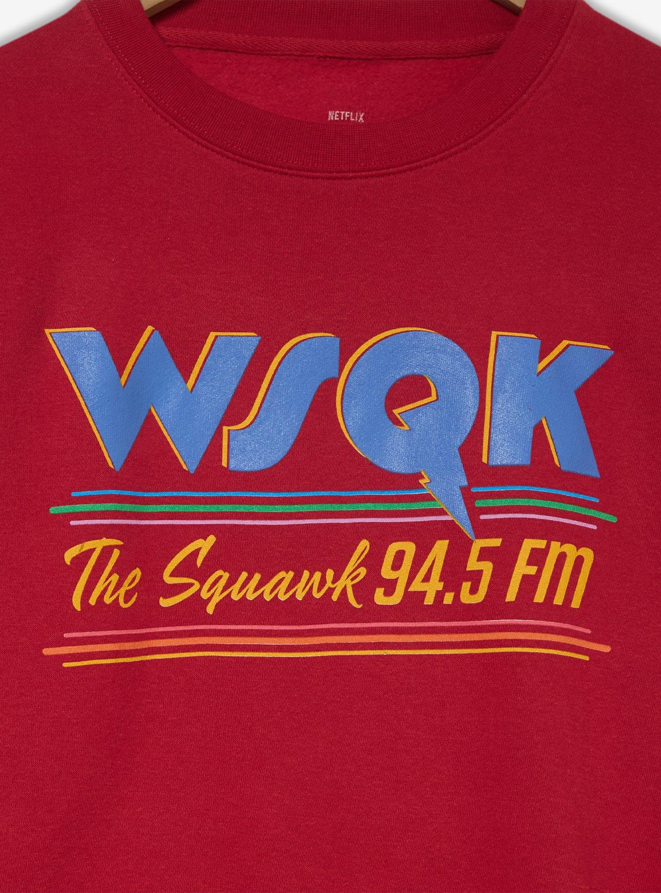 Stranger Things WSQK Logo Crewneck -  BoxLunch Exclusive, , hi-res