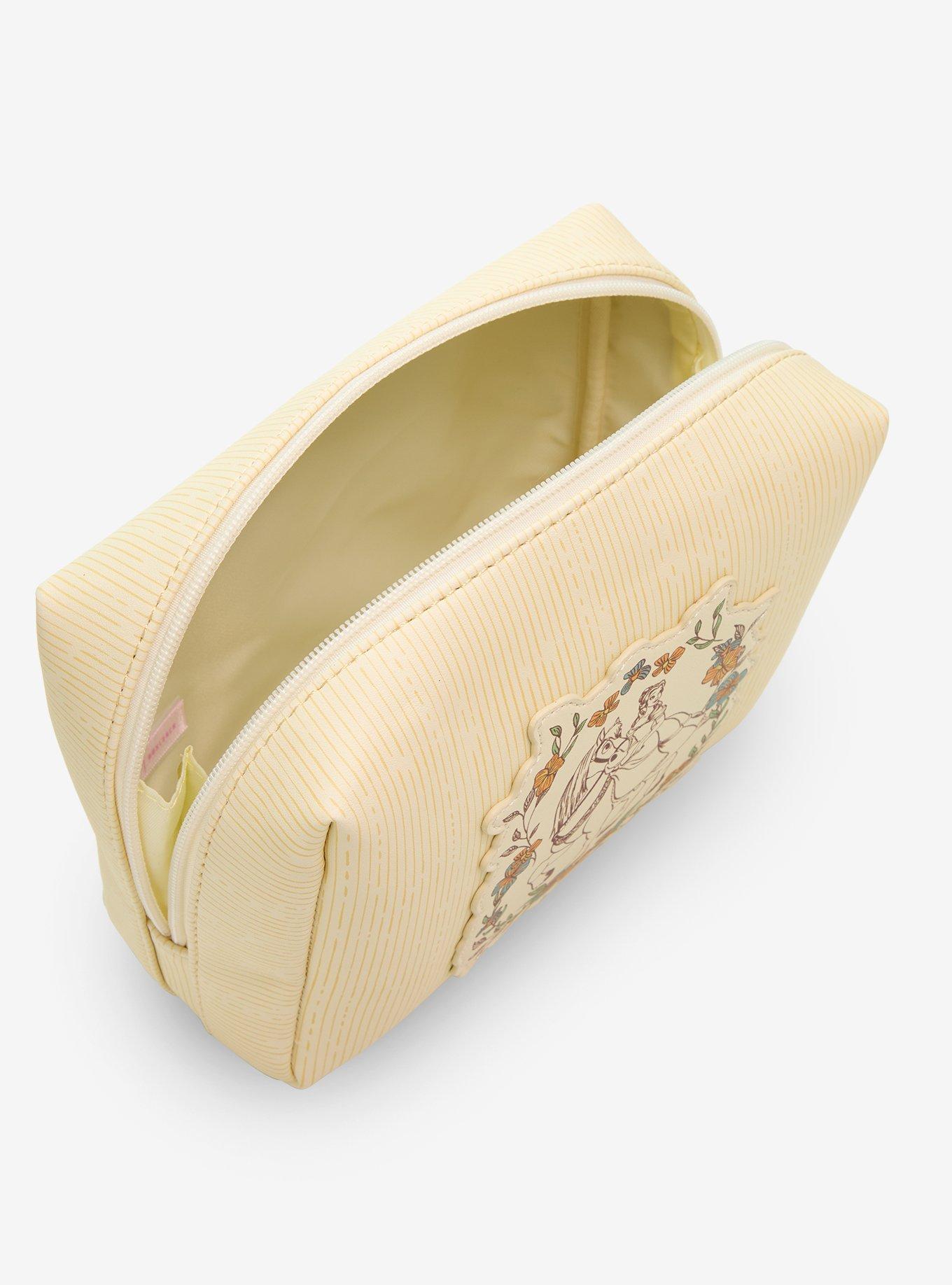 Disney Beauty and the Beast Belle & Philippe Cosmetic Bag &mdash; BoxLunch Exclusive, , alternate