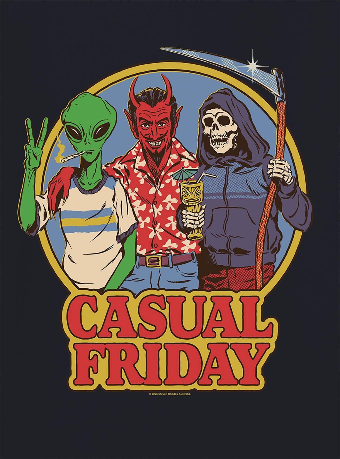 Steven Rhodes Casual Friday T-Shirt, BLACK, alternate - view 2