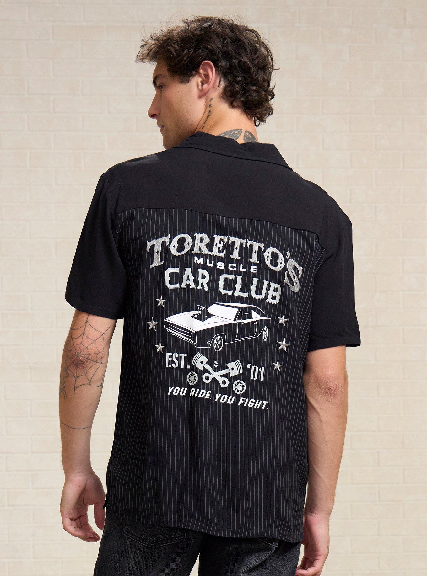 Fast & Furious Toretto's Muscle Car Club Mechanic Button-Up - BoxLunch Exclusive